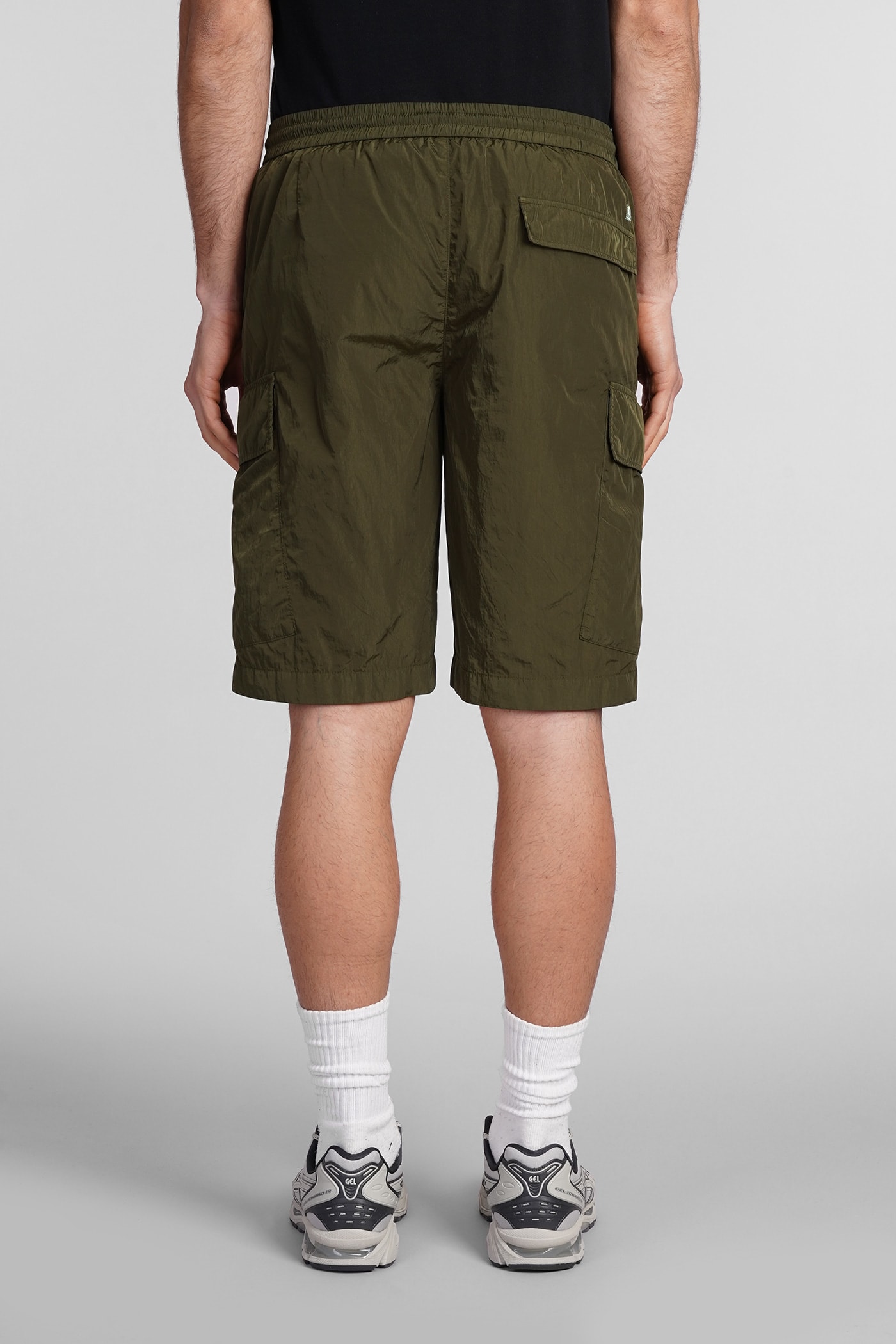 Shop C.p. Company Chrome R Shorts In Green Polyamide