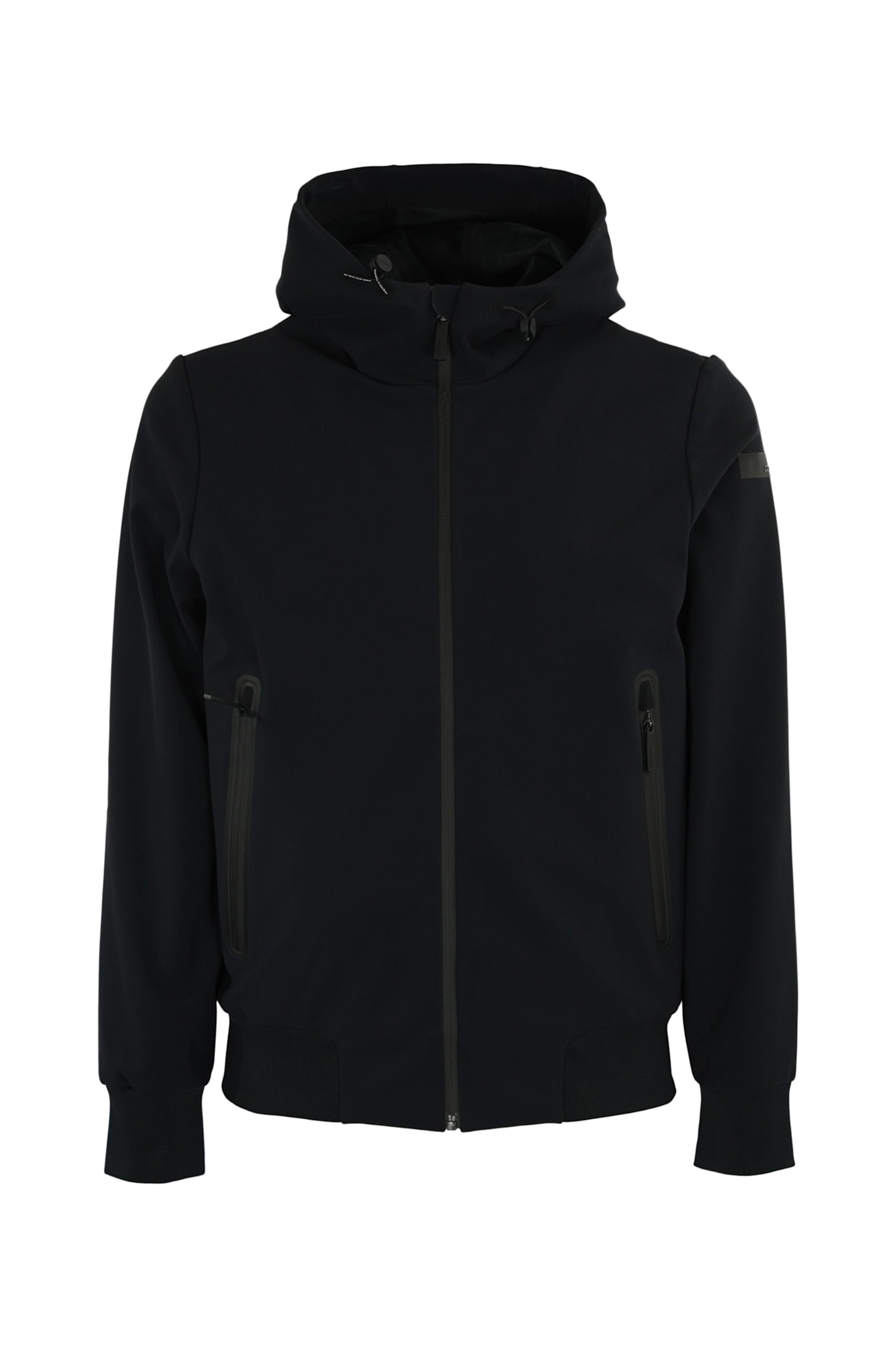 Shop Rrd - Roberto Ricci Design Winter Thermo Hood Jacket In Blue Black