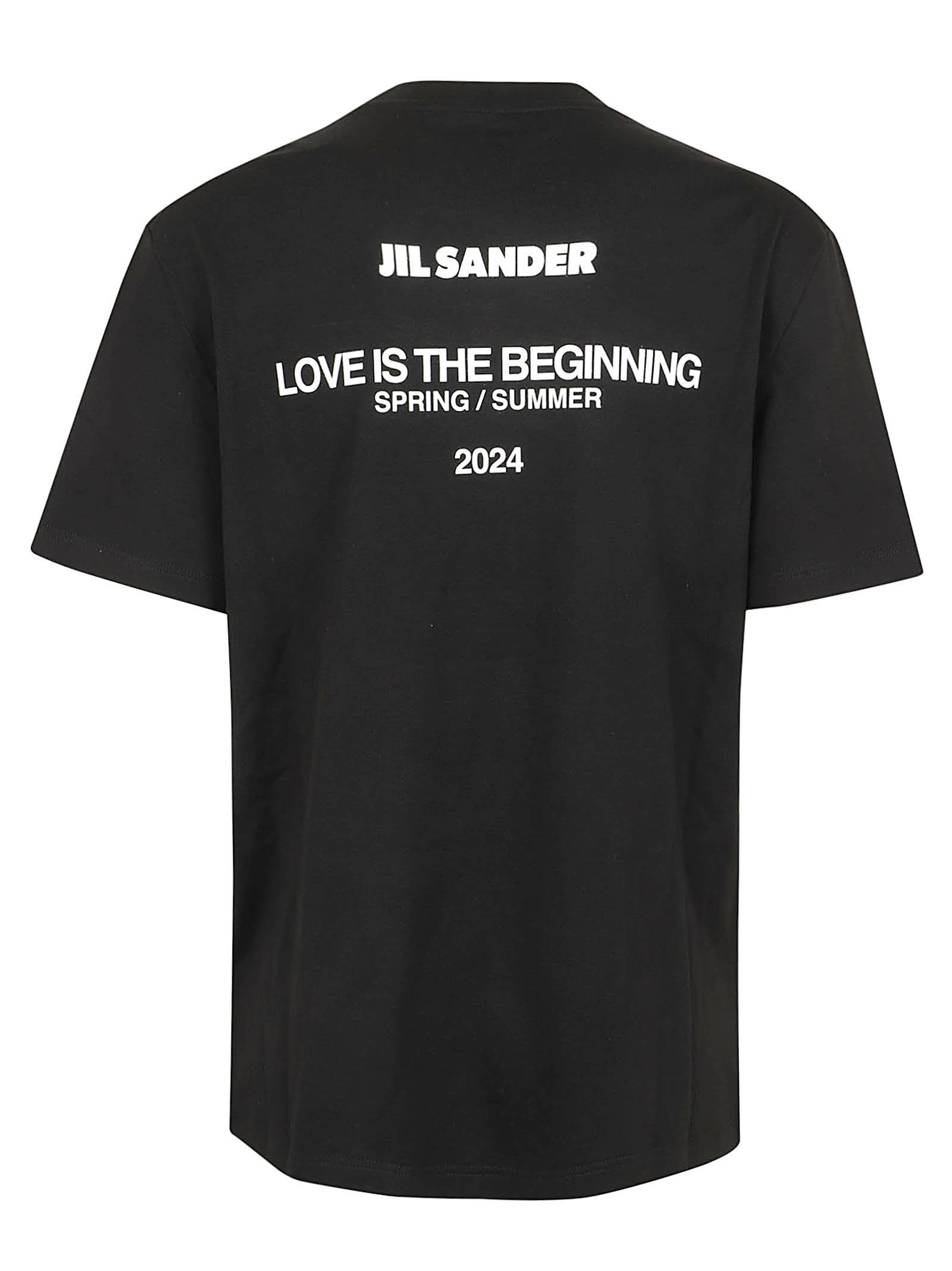 Shop Jil Sander T-shirt Ss In Black
