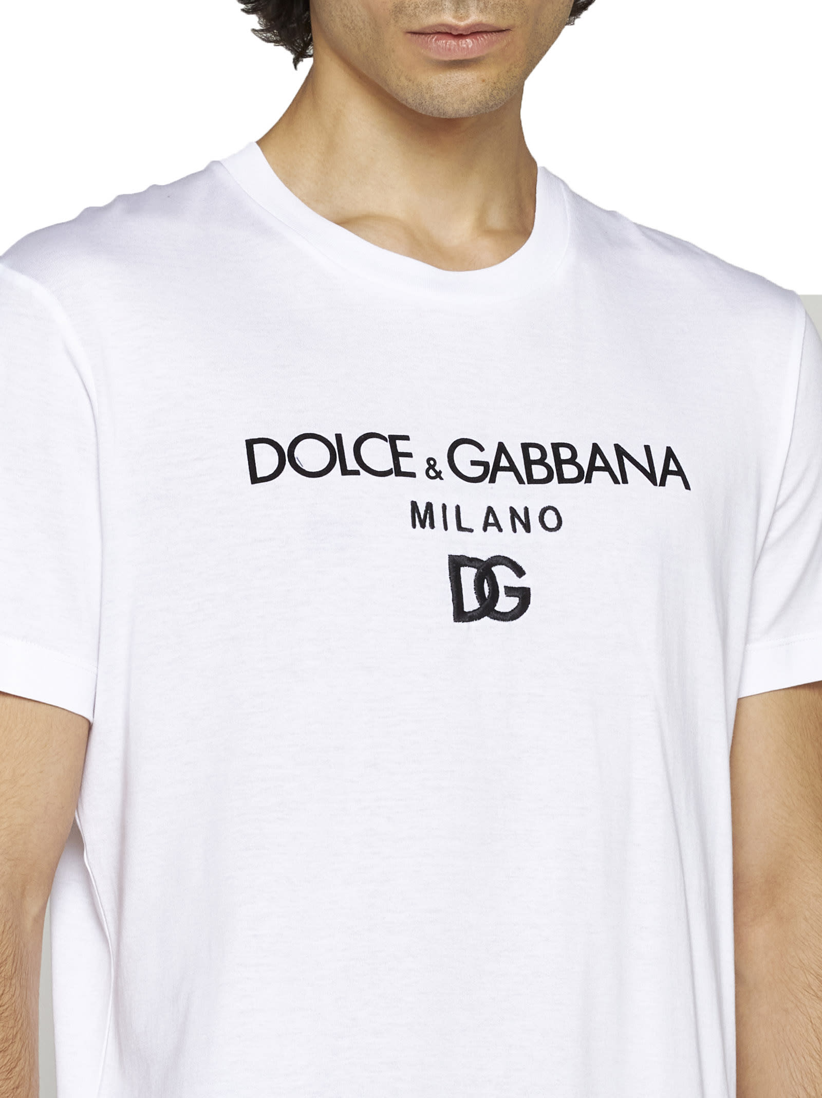 Dolce & Gabbana White Cotton T-shirt