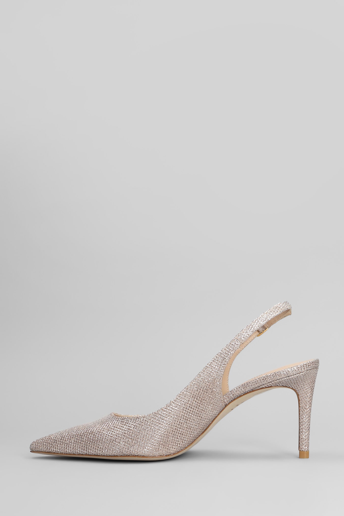Stuart Weitzman Stuart Power Lsgbk 7 Pumps In Gold Leather In Gold