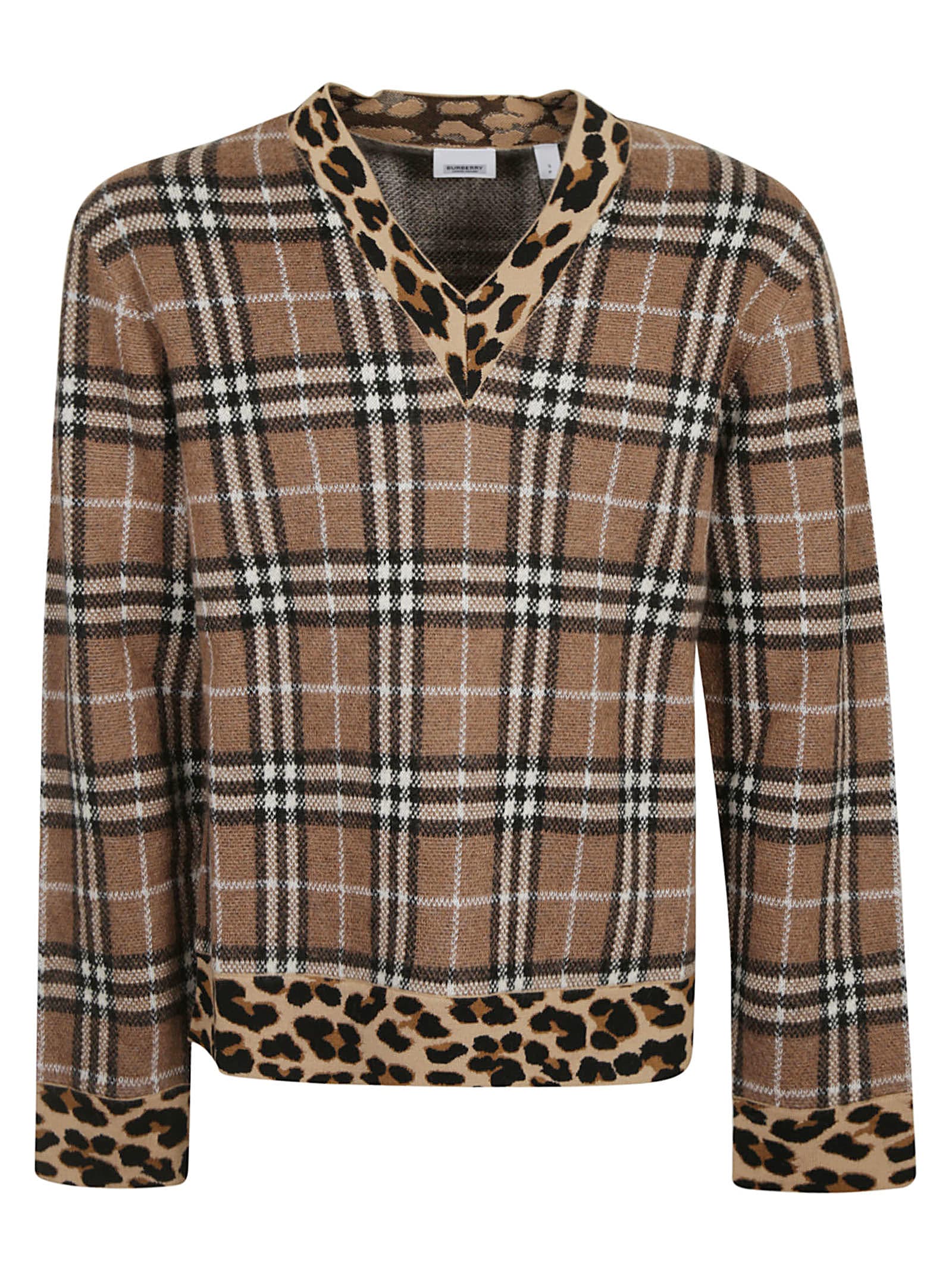 BURBERRY CHECKED jumper,11111406