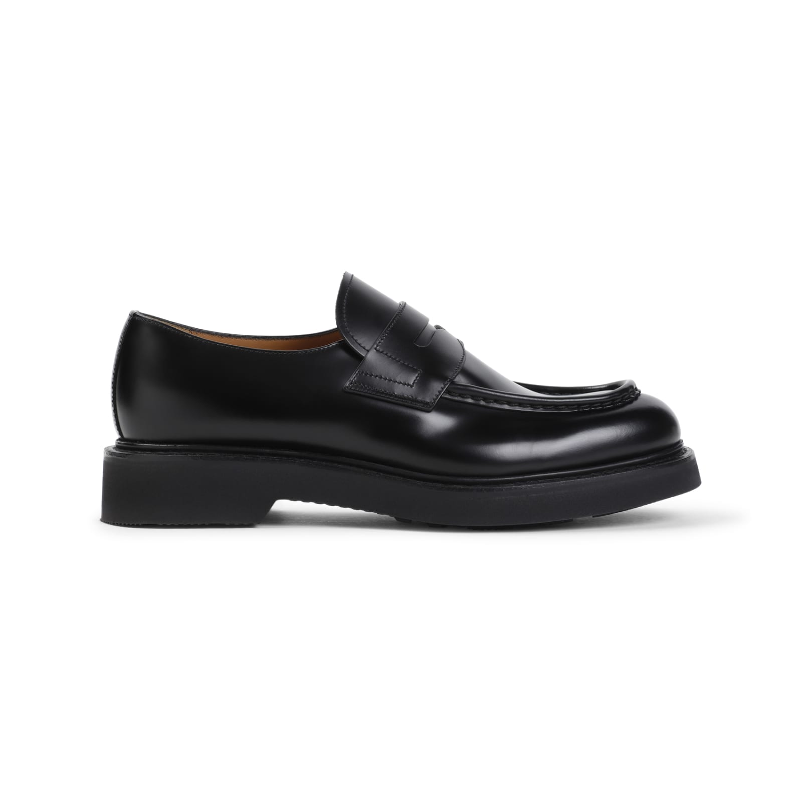 Church's Lynton Calf Leather Penny Loafers In Black