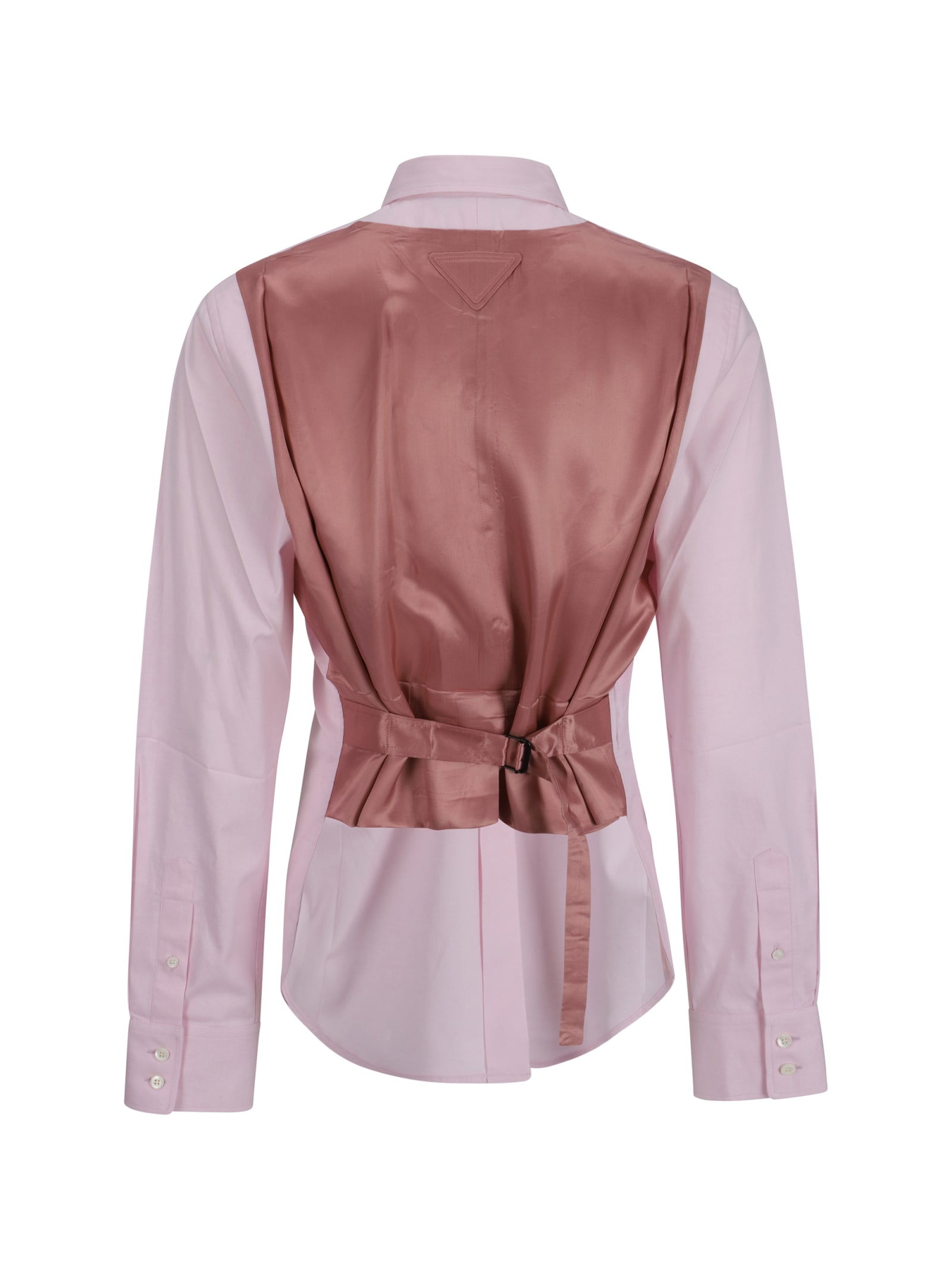 Shop Prada Shirt In Rosa