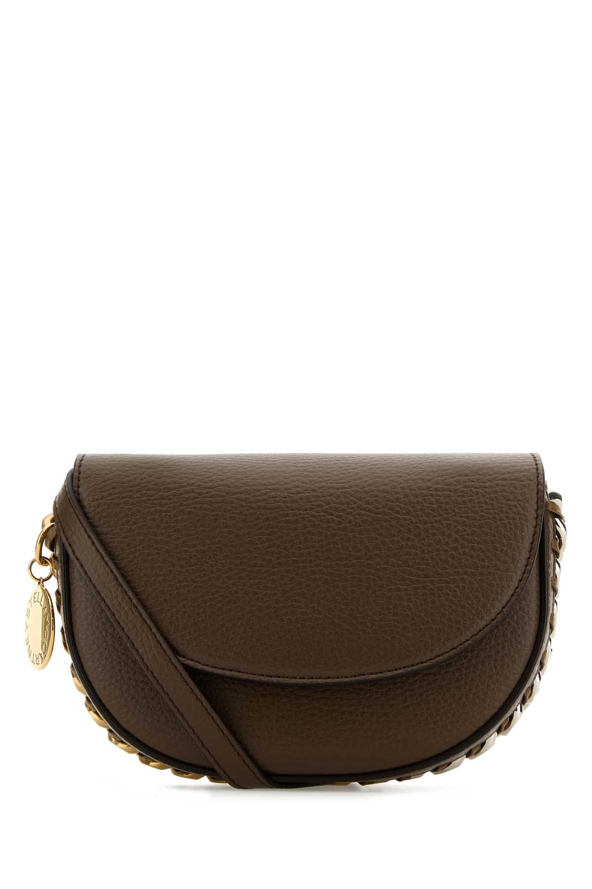 Shop Stella Mccartney Brown Alter Mat Shoulder Bag