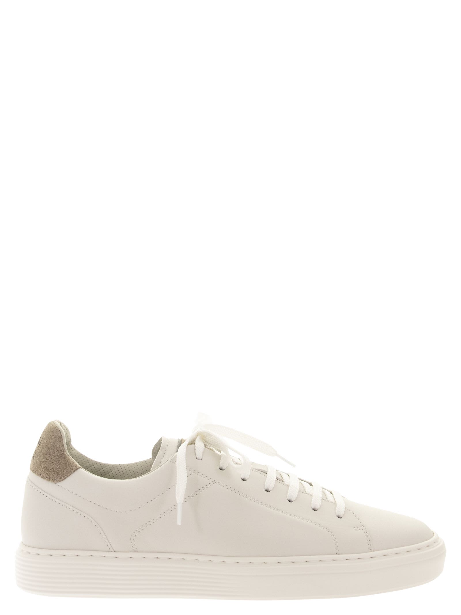 Brunello Cucinelli Semi-polished Calfskin Sneakers