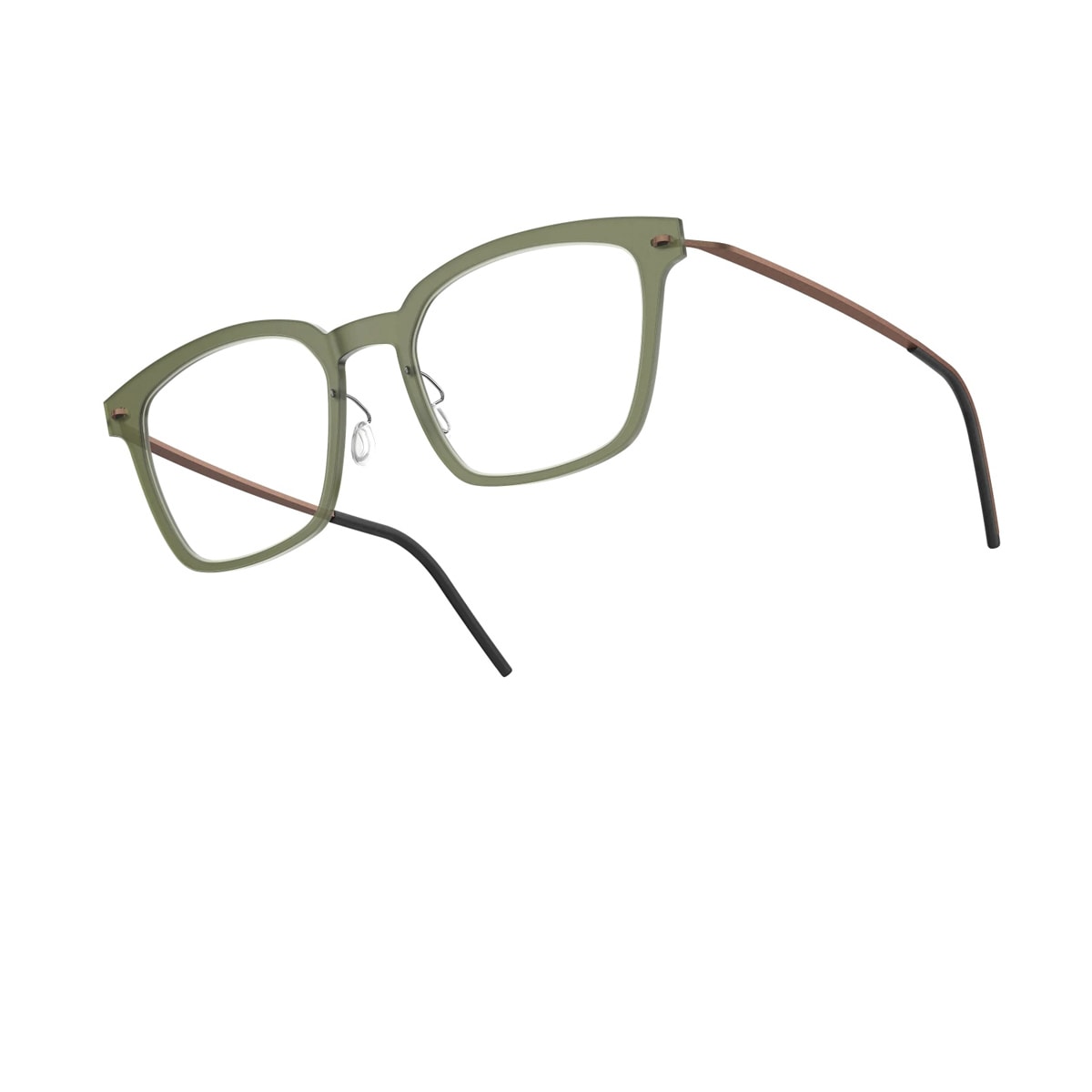 Lindberg N.o.w. 6645 C11/u12/802 Verde Matte Marrone Glasses