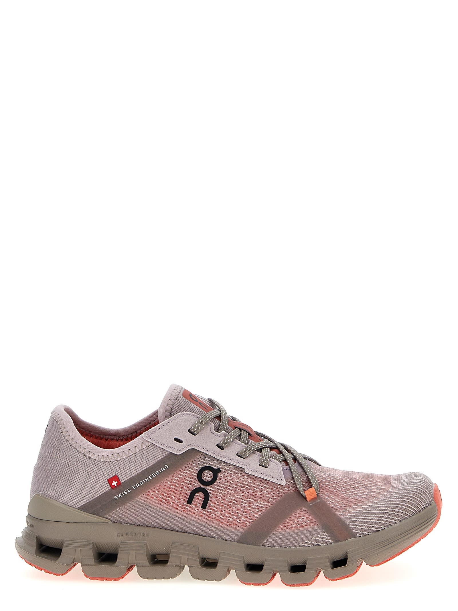 On Cloud X 4 Ad Rubber-trimmed Recycled-mesh Sneakers