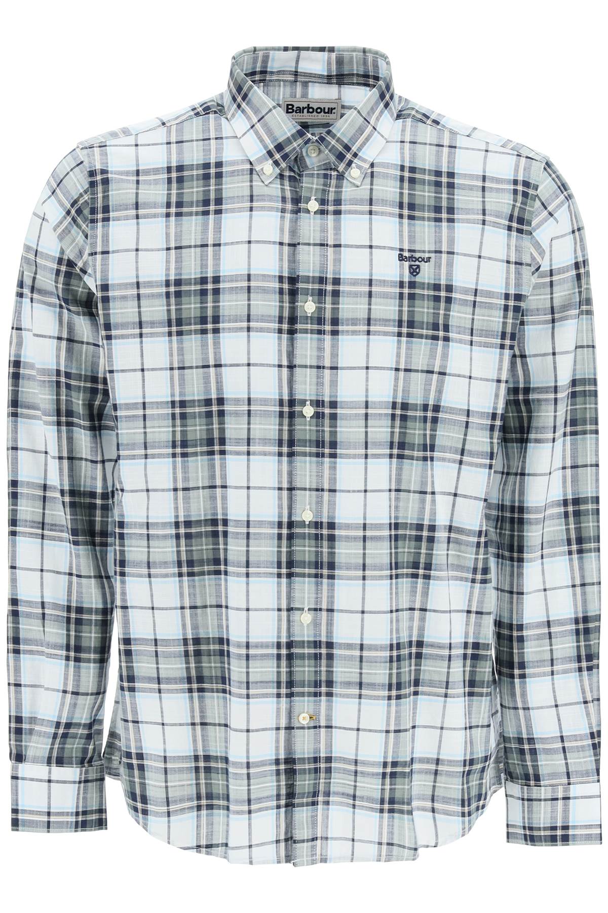 Shop Barbour Blakelow Tartan Shirt In Agave Green