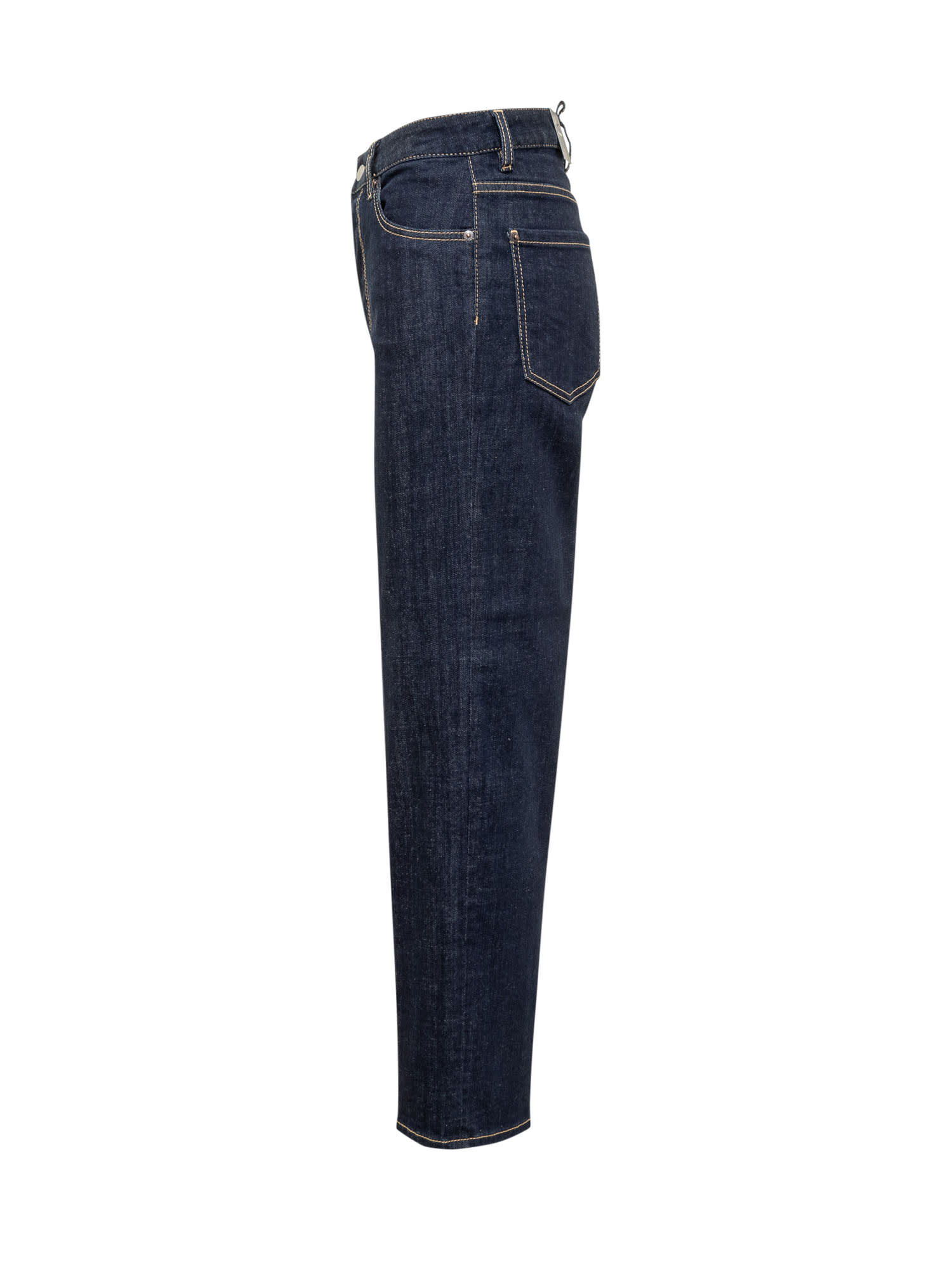 Shop Dsquared2 Boston Jeans In Navy Blue