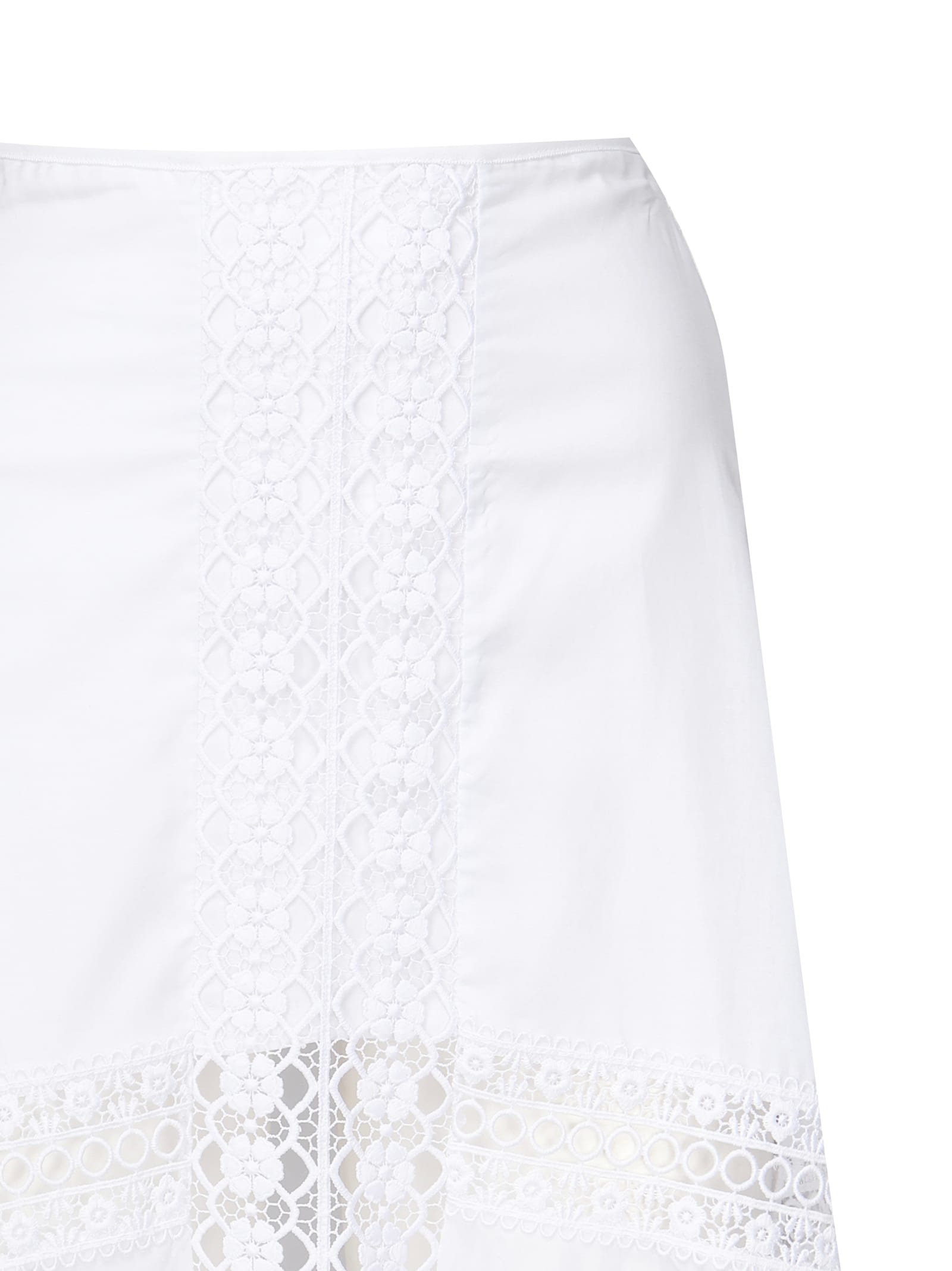 Charo Ruiz Clair Long Skirt In White