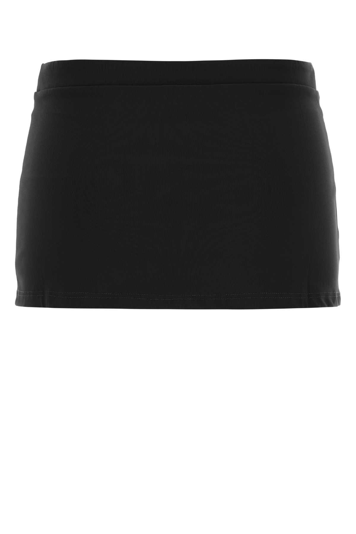 Gimaguas Minigonna Carolina In Nylon Stretch Nero Donna In Black