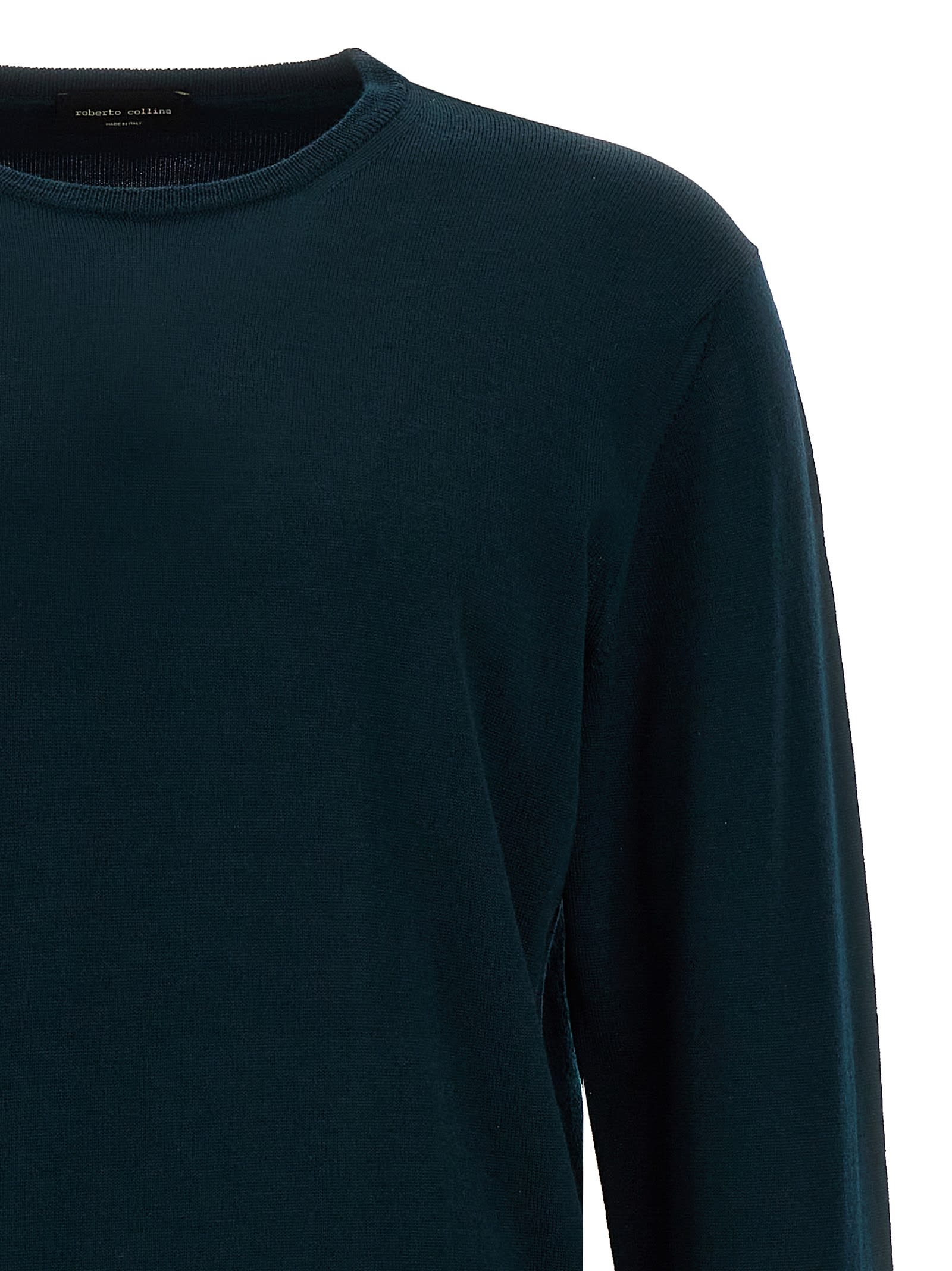 Shop Roberto Collina Crew-neck Sweater In Green