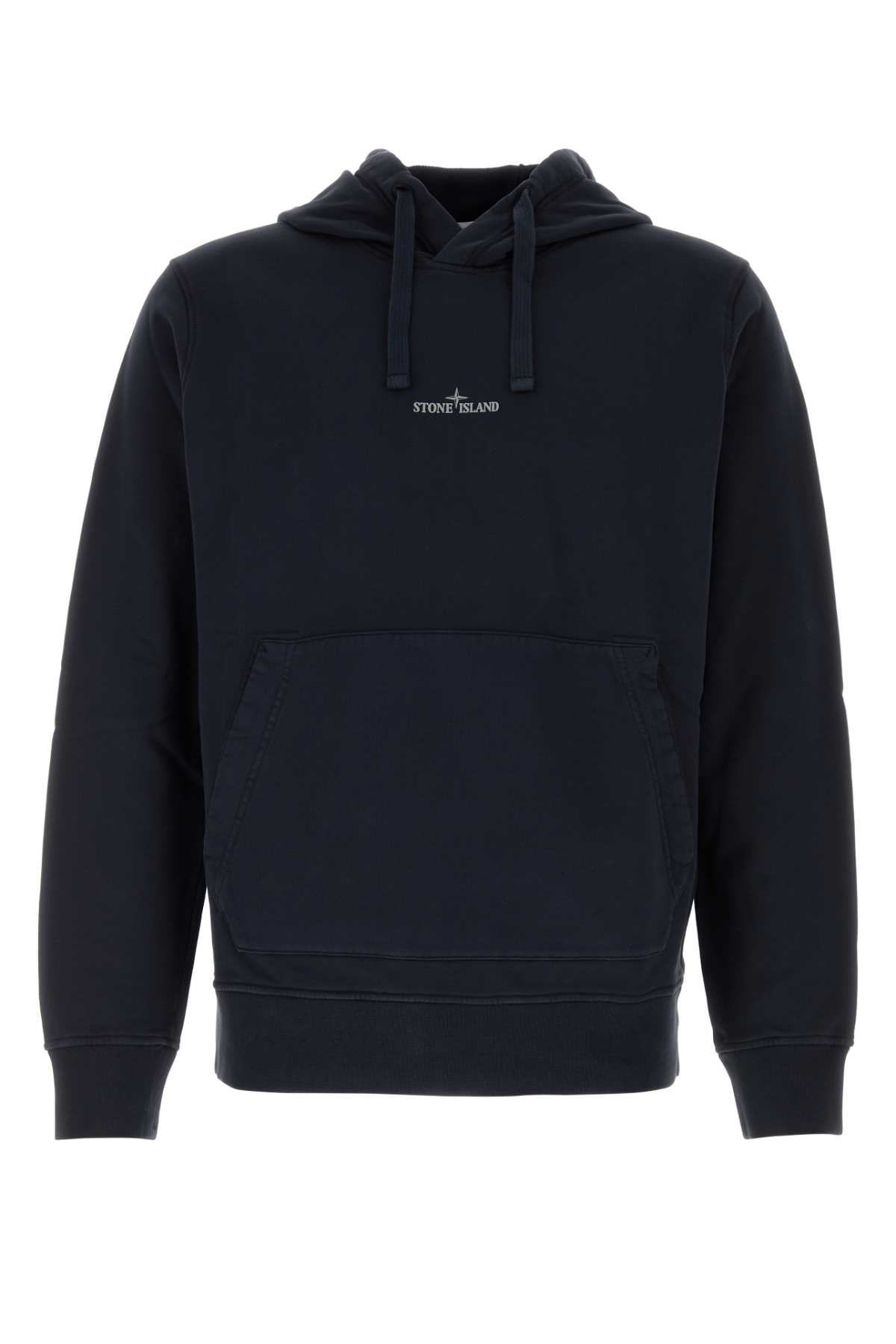 Midnight Blue Cotton Sweatshirt