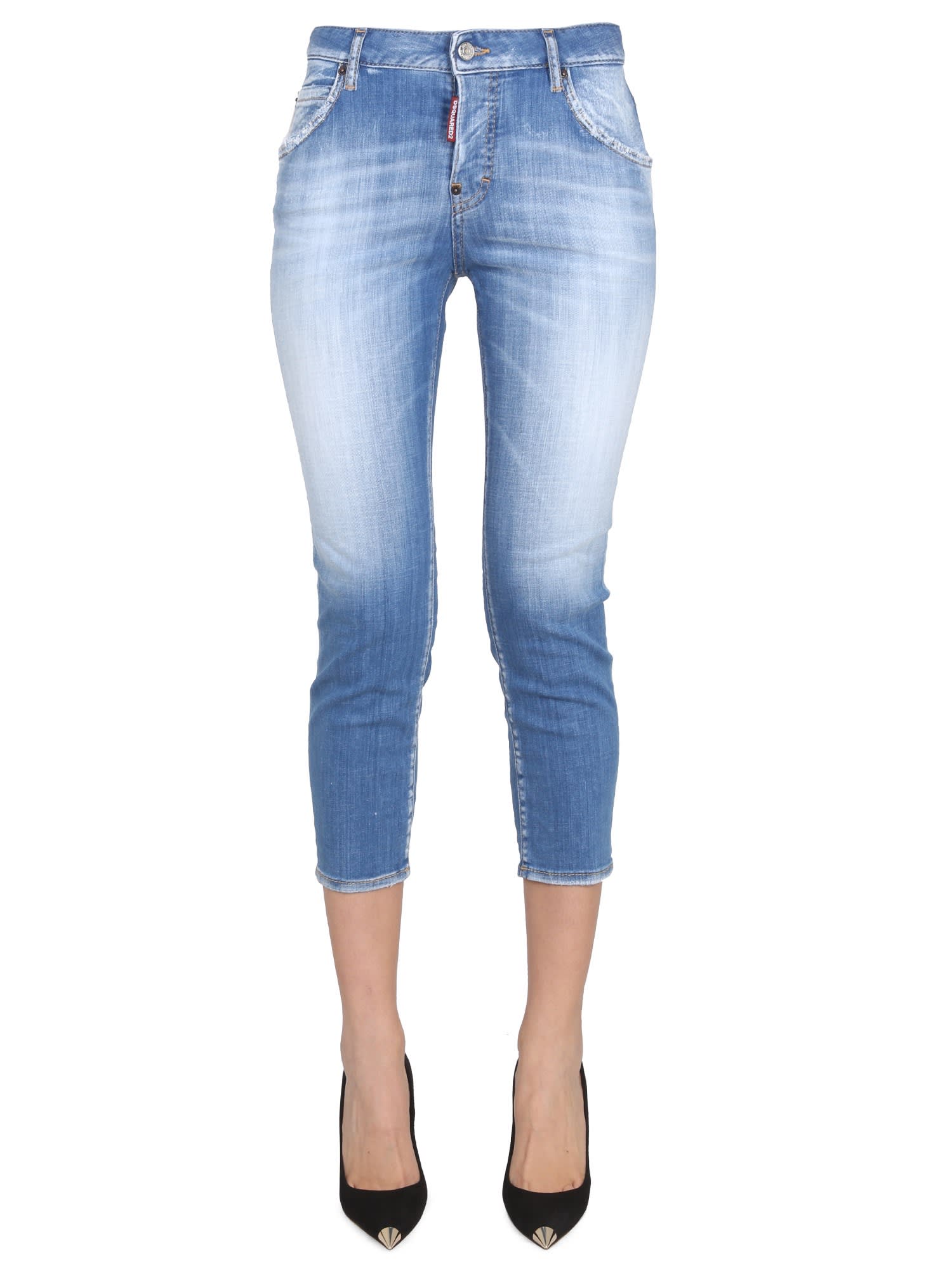 DSQUARED2 COOL GIRL CROPPED JEANS