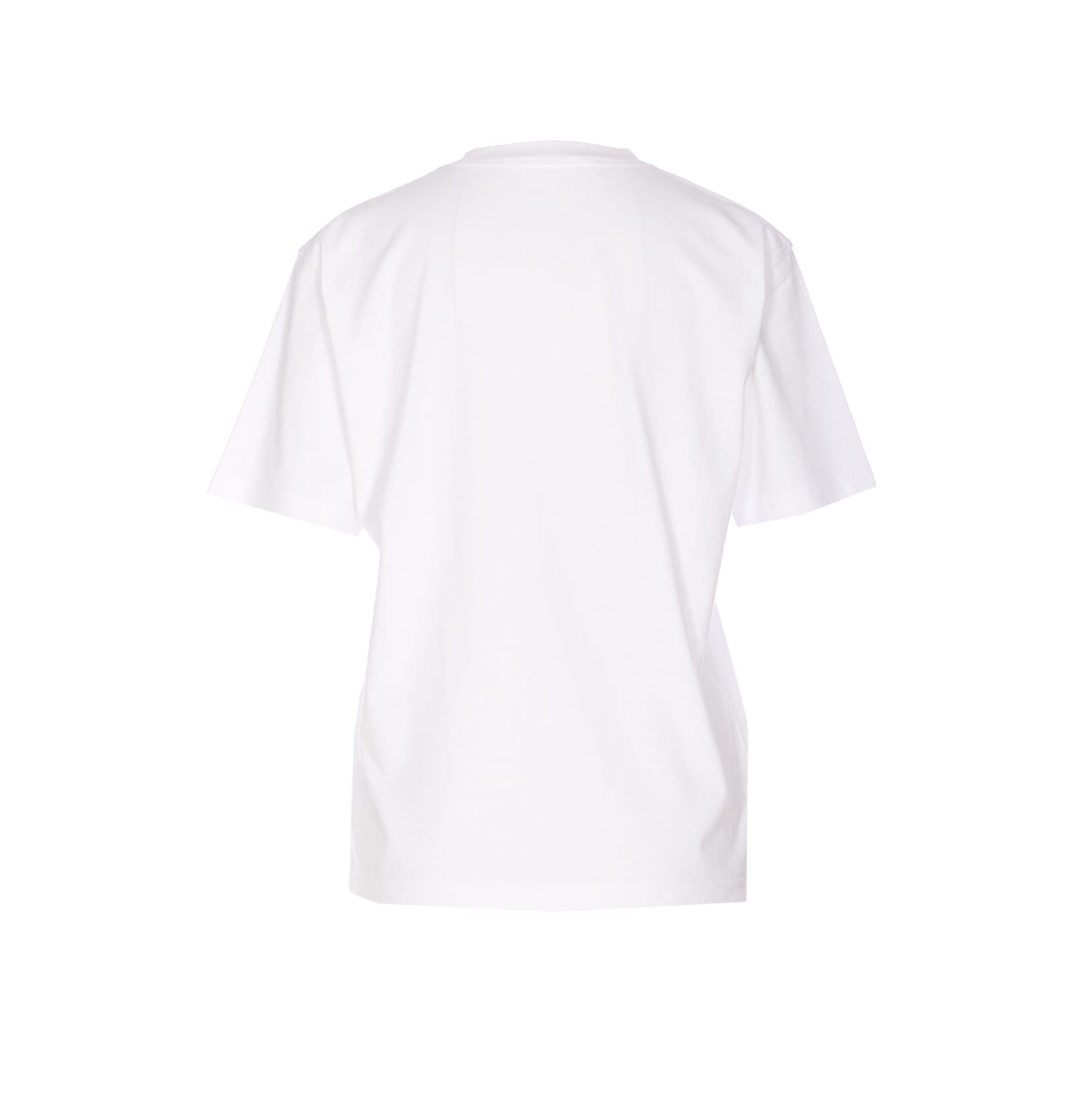 Shushu-tong Hand Sewn Flower T-shirt In White