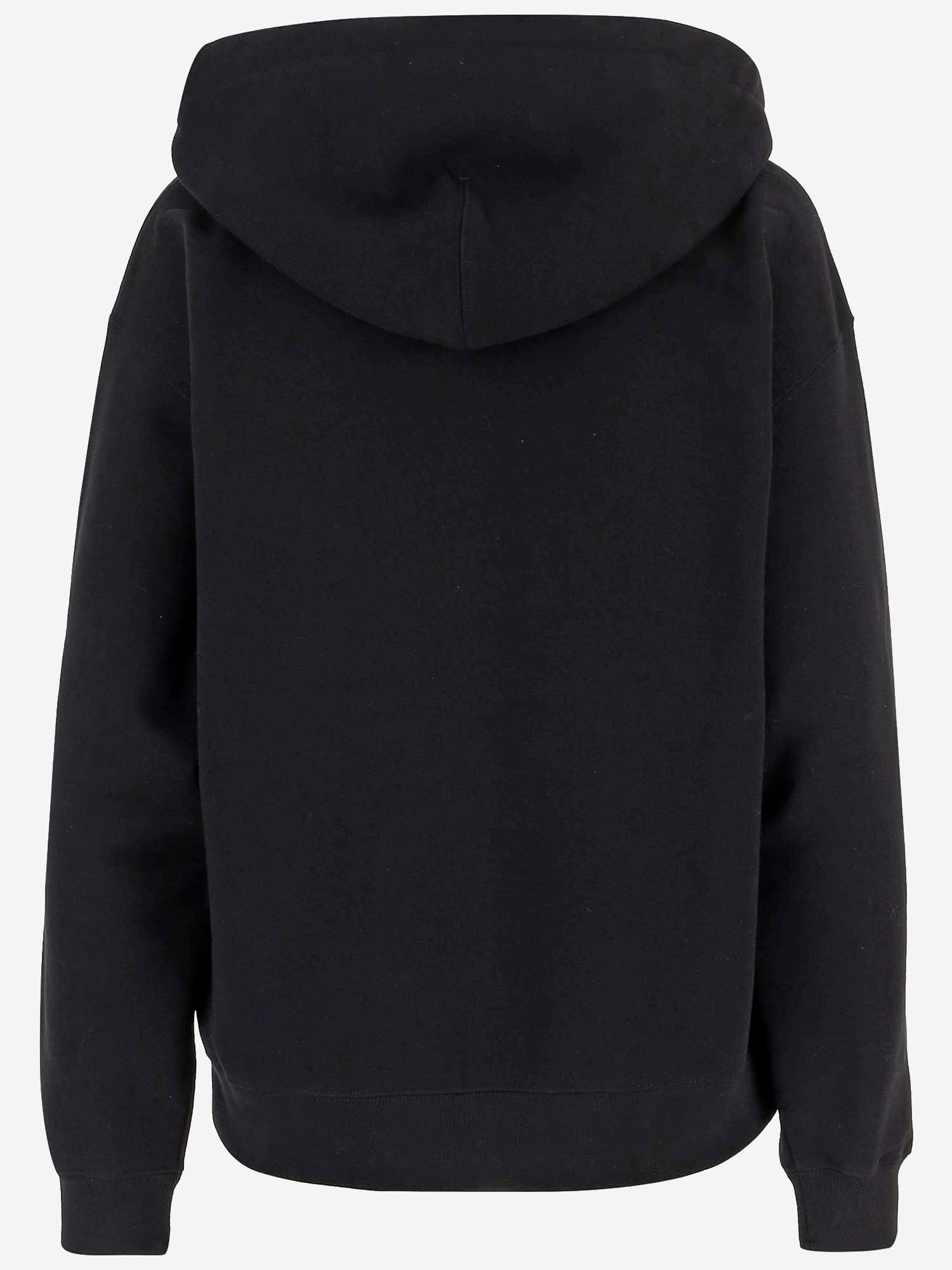 Jil Sander Cotton Sweatshirt With Logo In Black