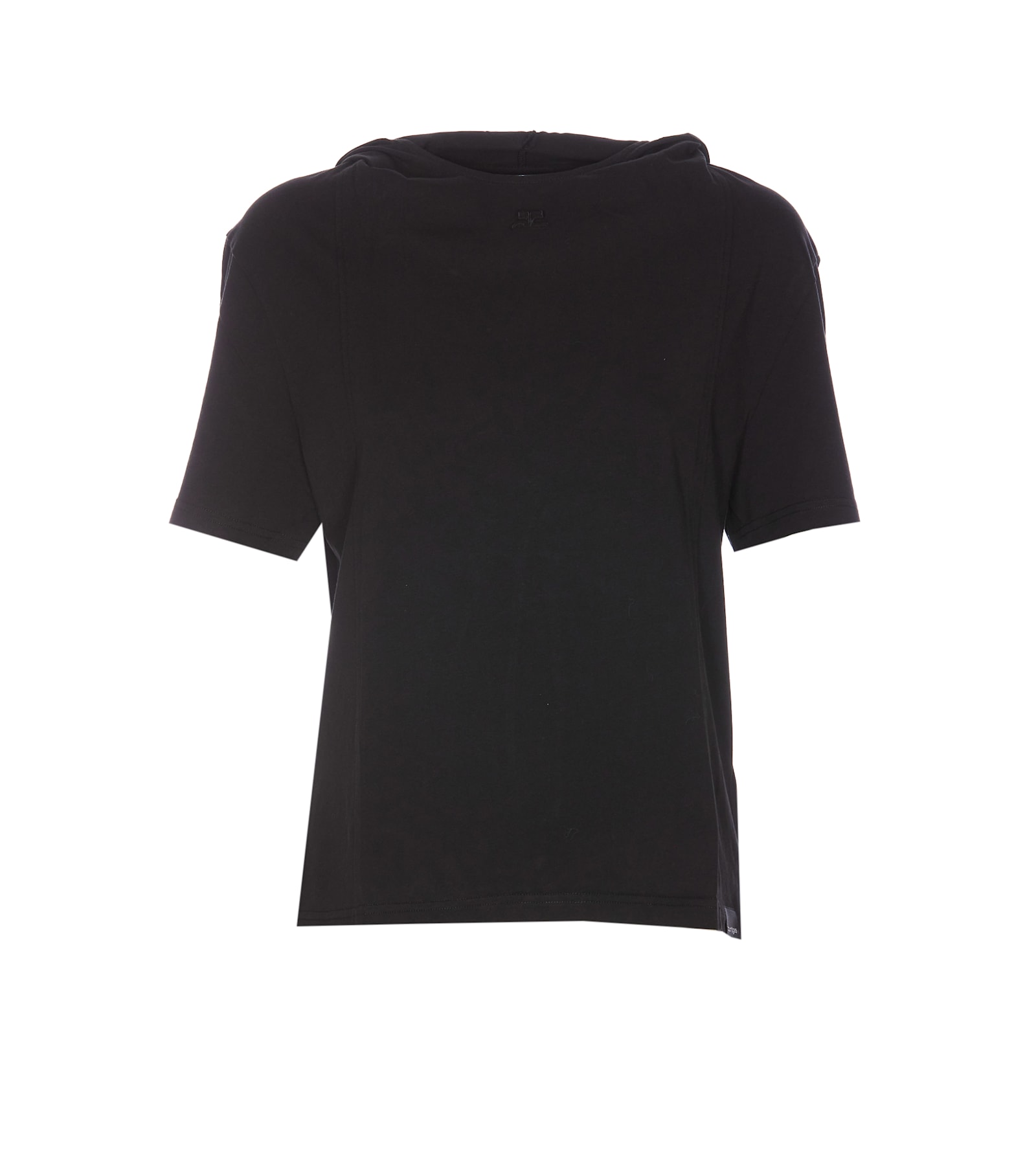 Shop Courrèges T-shirt In Black