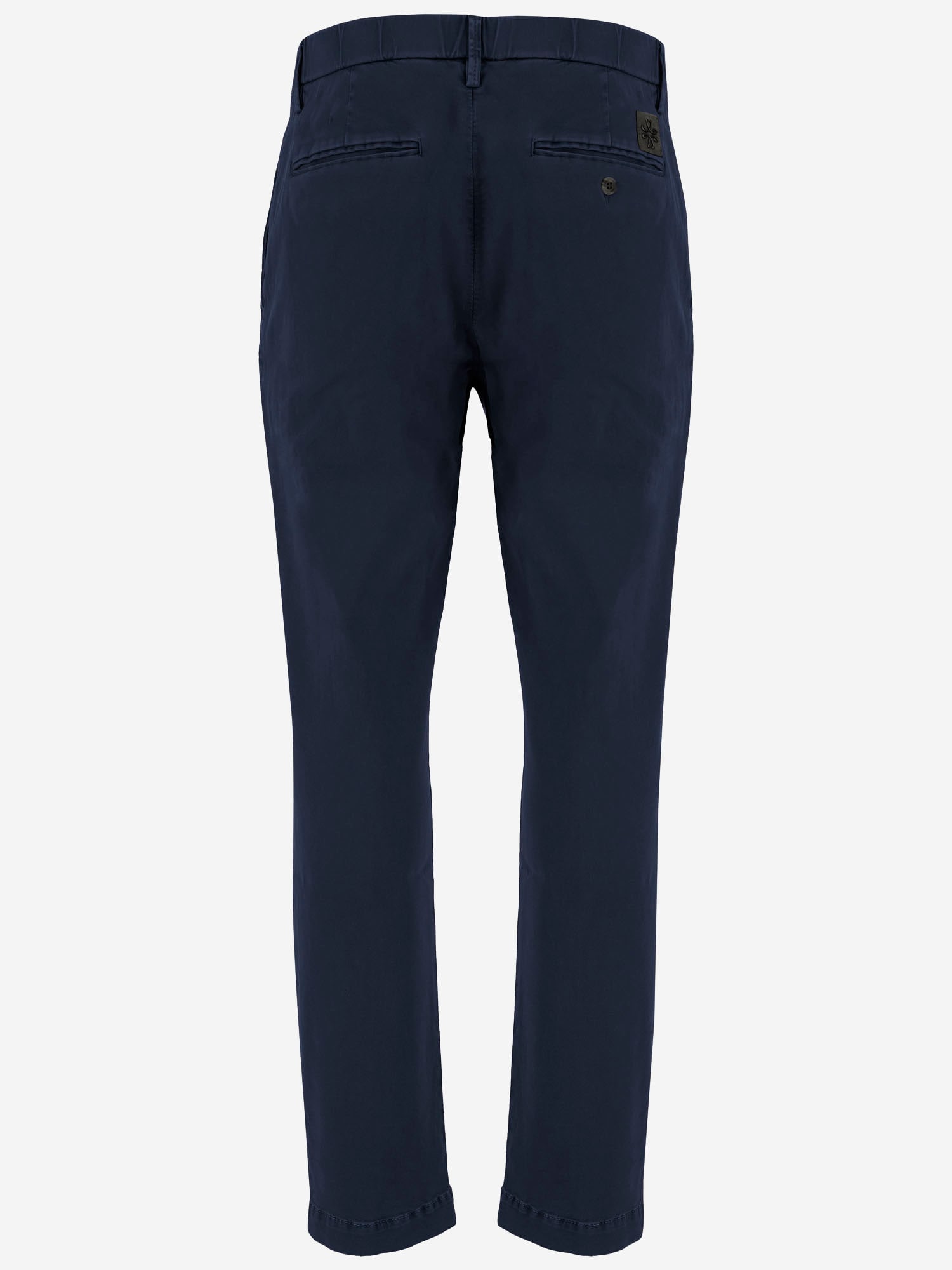 Jacob Cohen Stretch Cotton Trousers In Blue