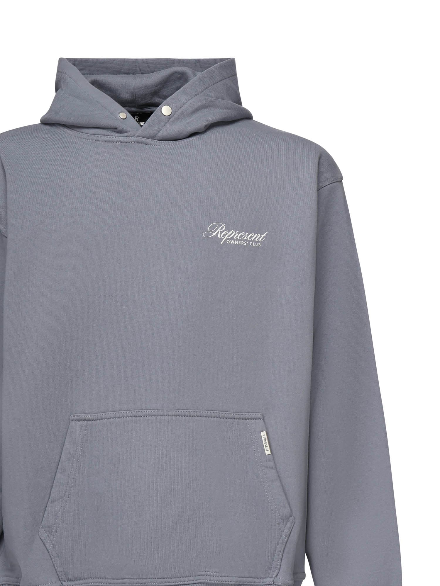 Represent Owners Club Script Sweatshirt In Blue