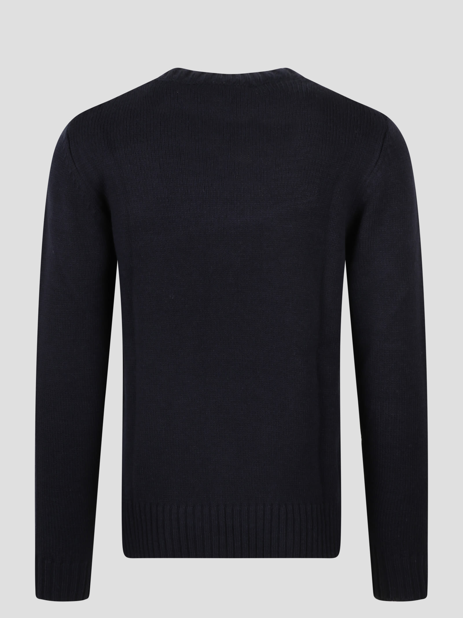 Shop Paolo Pecora Crewneck Sweater In Blue