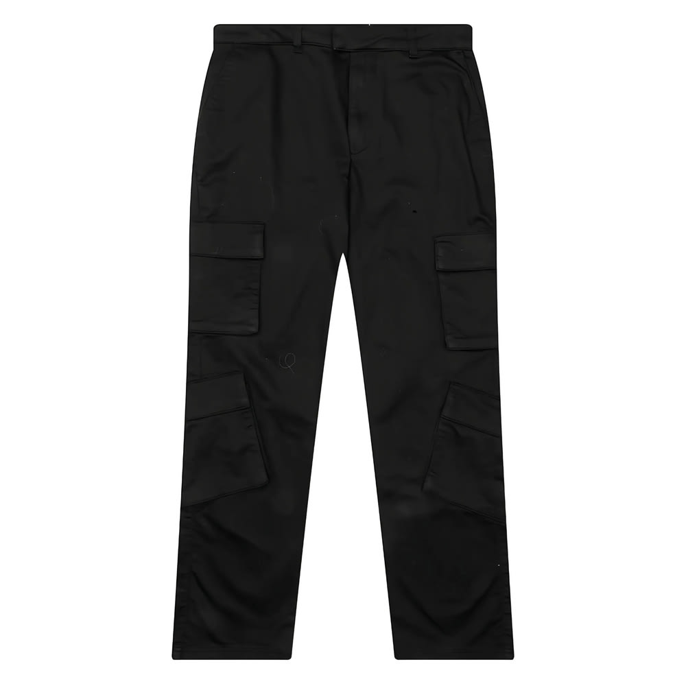 Represent Cargo Trousers Featuring Multiple Pockets In Black