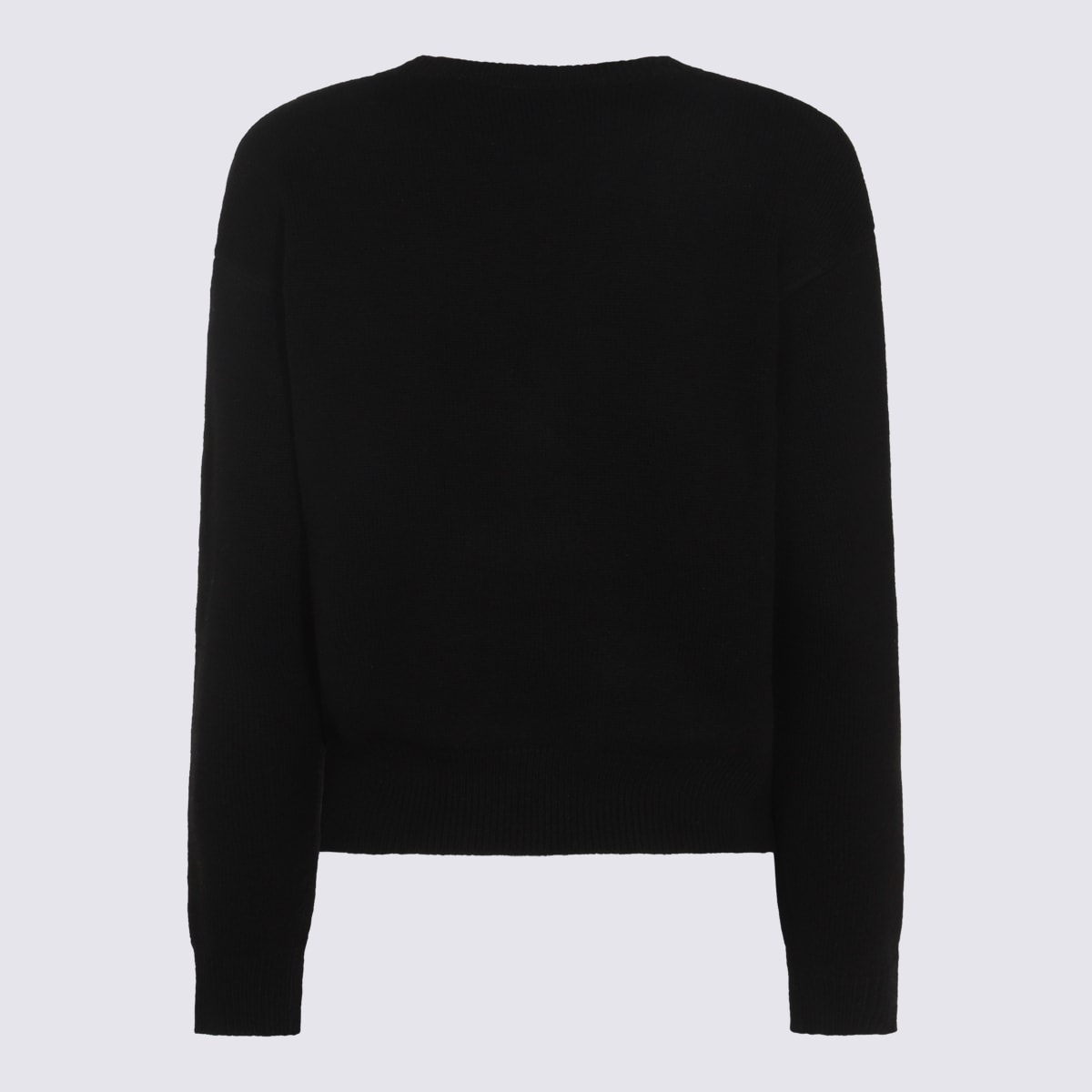 Shop Pinko Black Cotton Knitwear