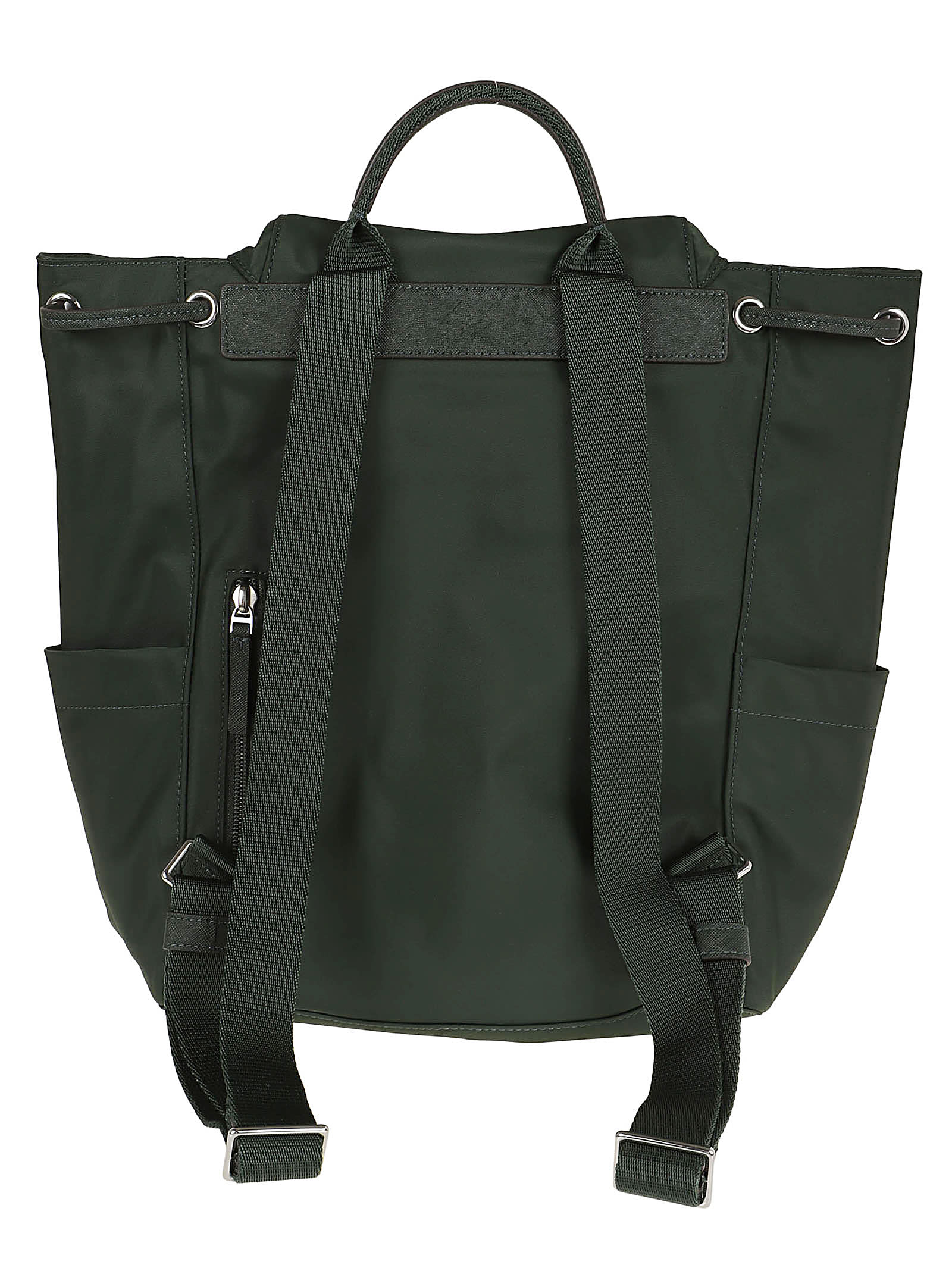 Shop Tory Burch Virginia Flap Backpack In Basil