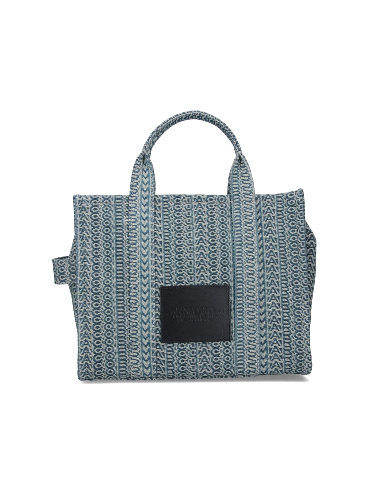 Shop Marc Jacobs The Large Monogram Tote Bag In Clear Blue