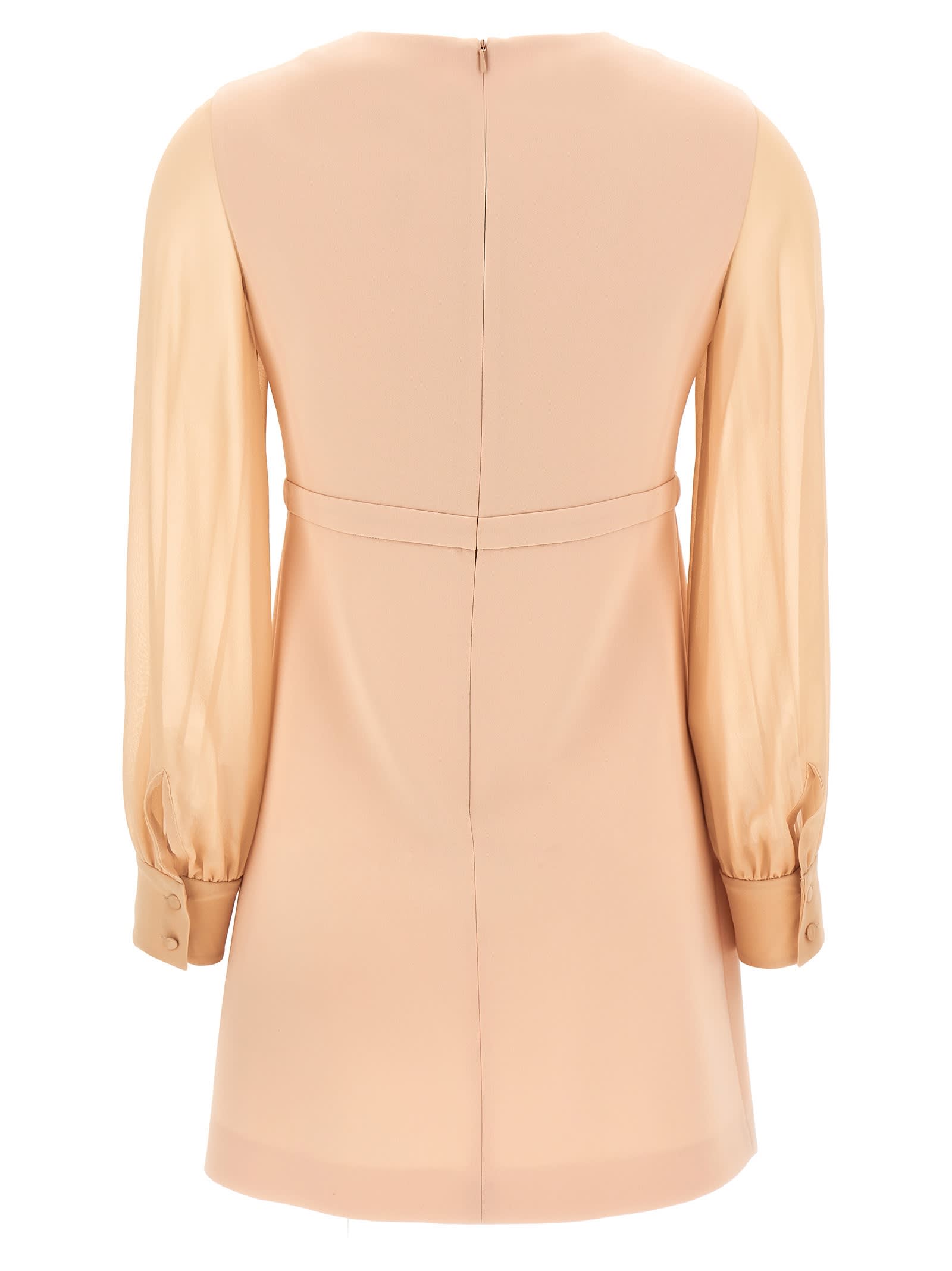Max Mara Studio Ritmo Crewneck Long In Make Up Nude