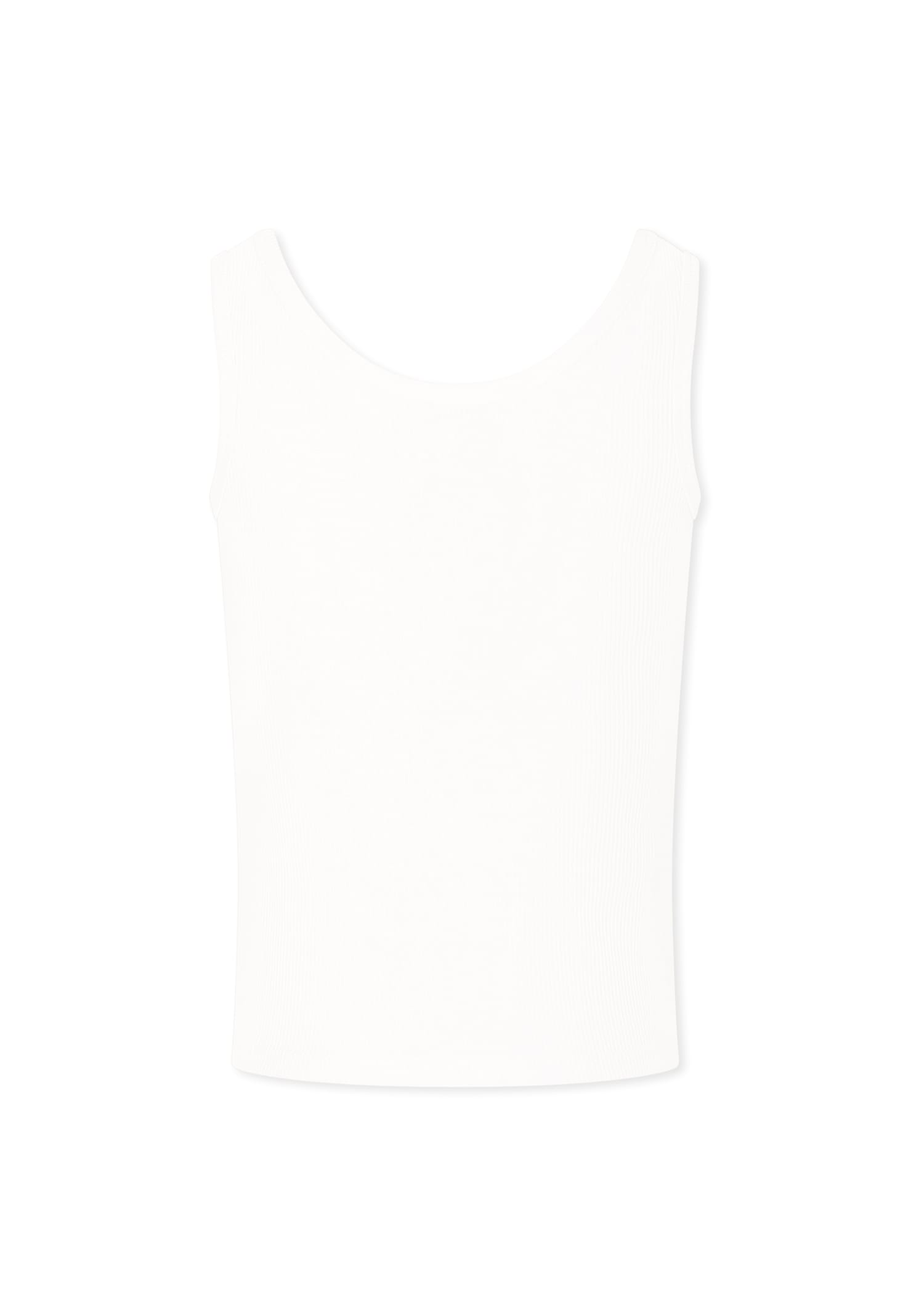 LEVI'S WHITE TANK TOP FOR GIRL WITH LOGO 