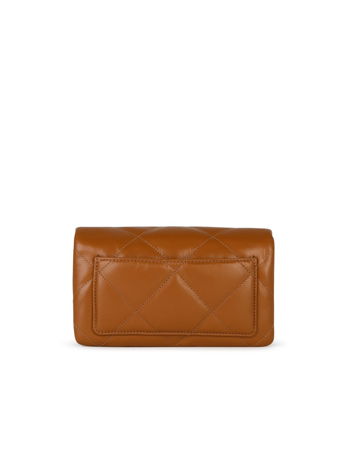 Shop Tory Burch Kira Brown Leather Wallet