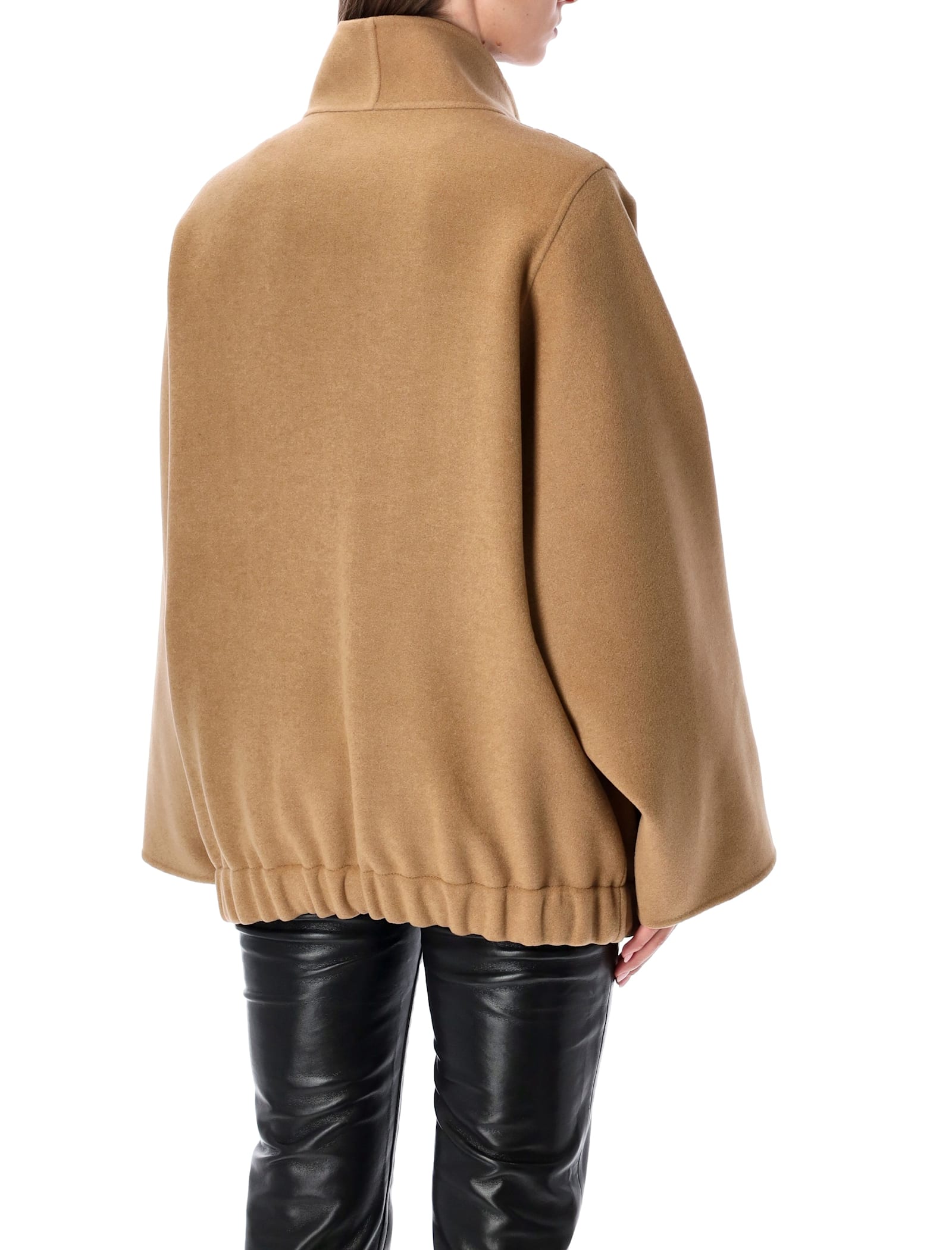 Khaite Classic Tailored Brown Jacket With Structured Design In Brown