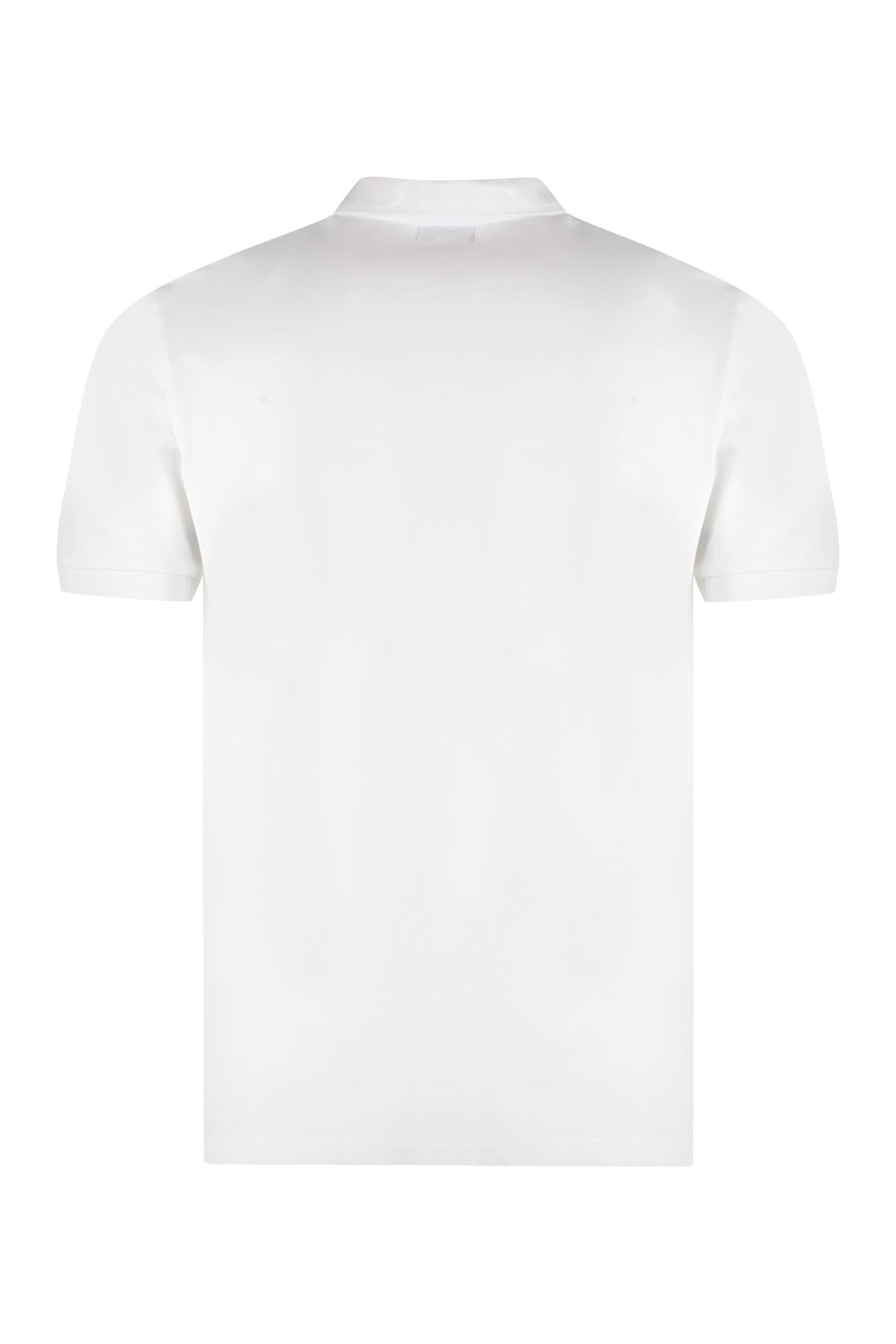 Shop Woolrich Cotton-piqué Polo Shirt In White