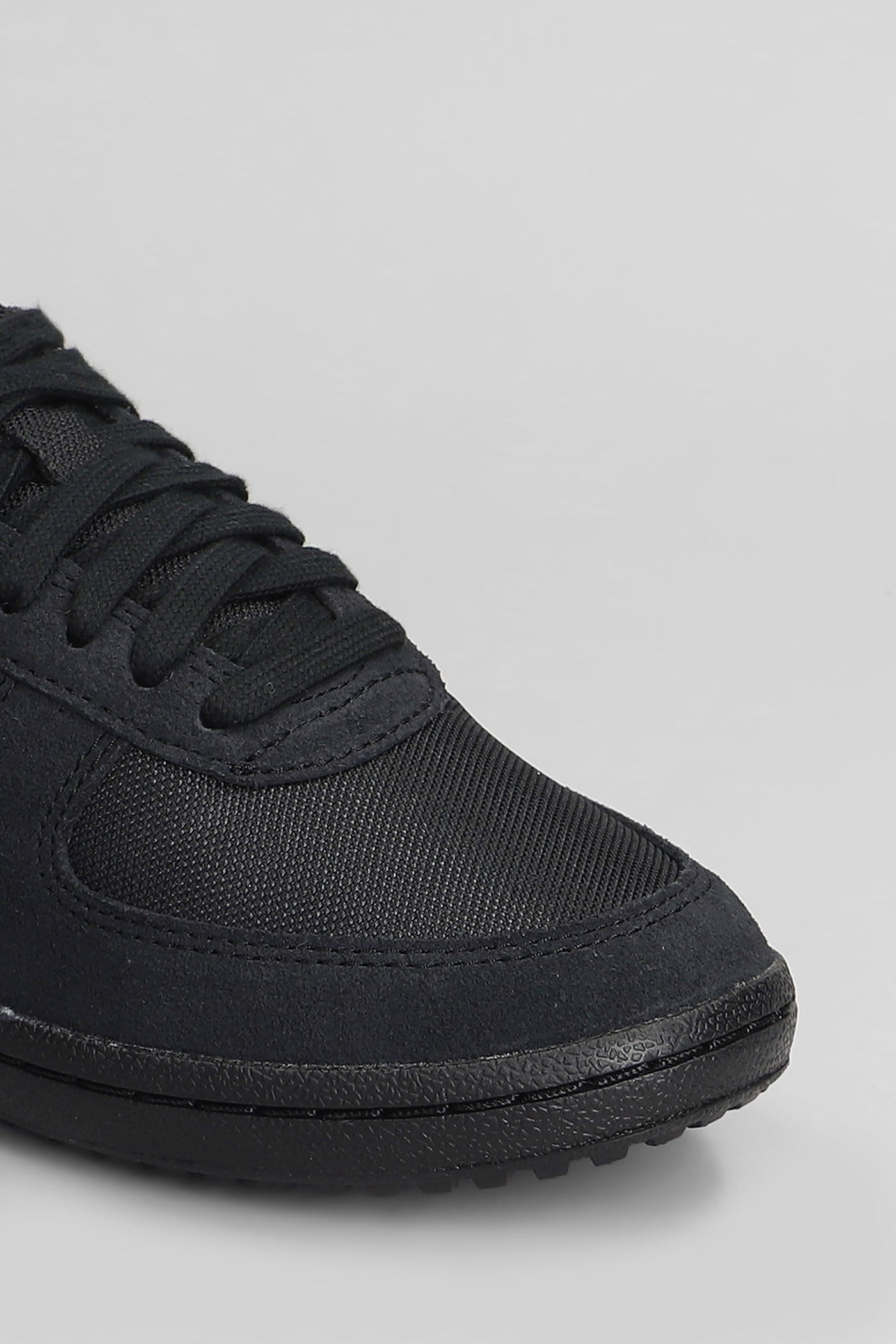 Nike Field General Sneakers In Black Suede And Fabric In Black