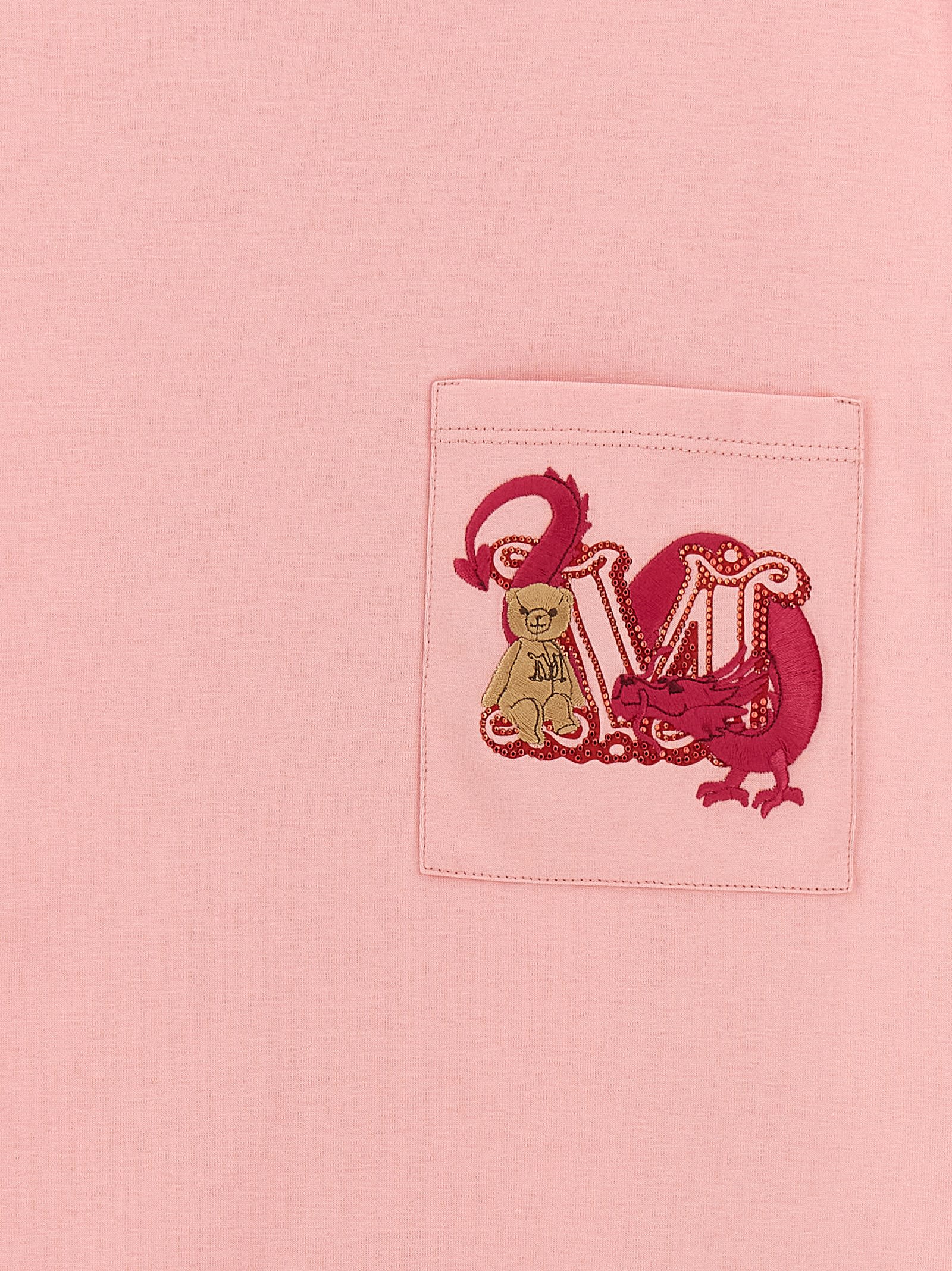 Shop Max Mara Elmo T-shirt In Pink