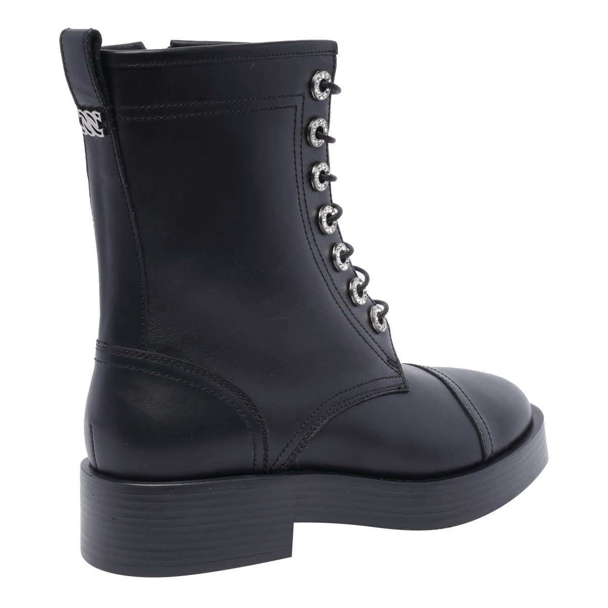 Shop Casadei Biker Boots In Black