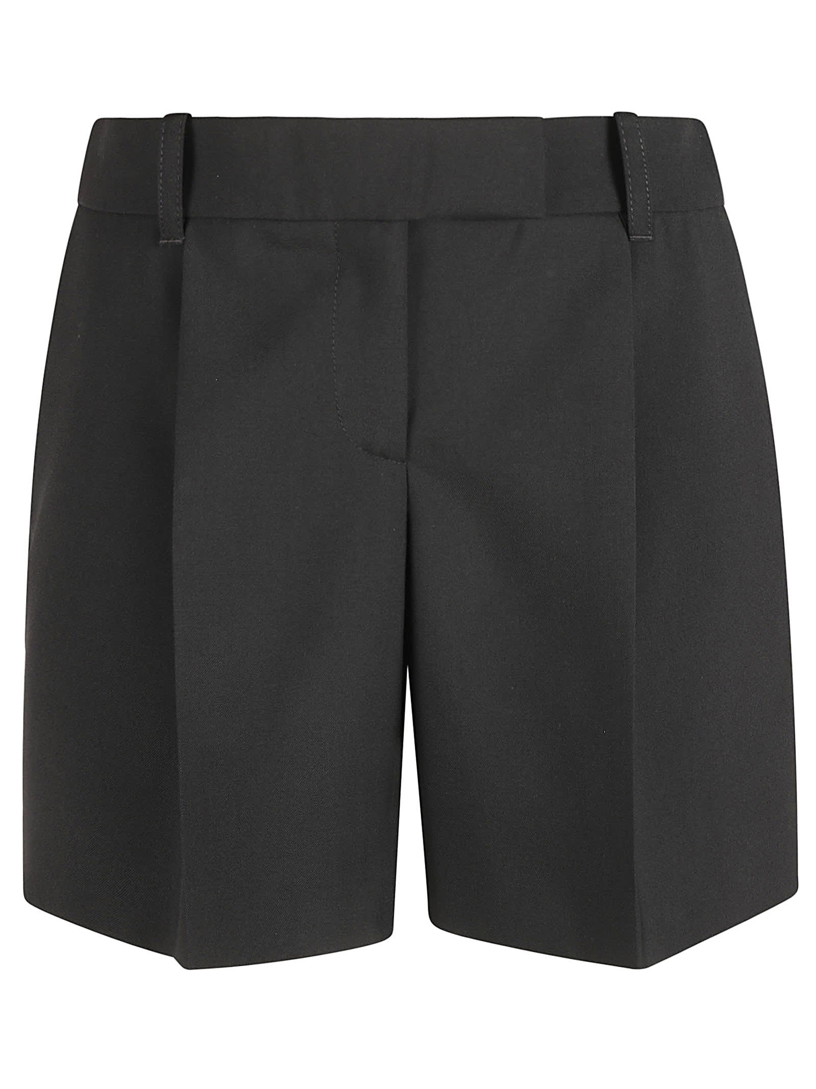 Shop Alexander Mcqueen Wrap Shorts In Black