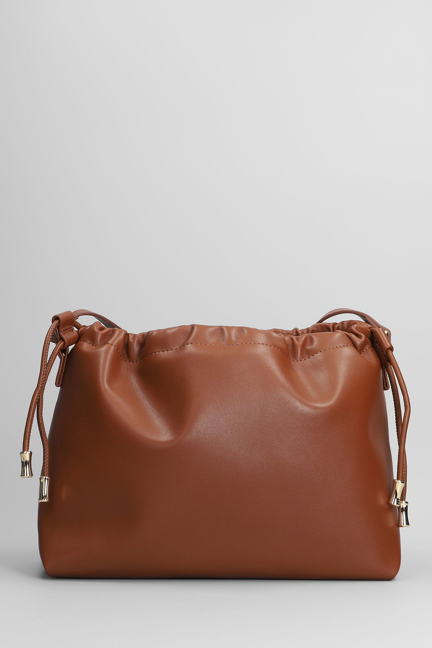 Apc Ninon Shoulder Bag In Leather Color Polyuretan In Brown