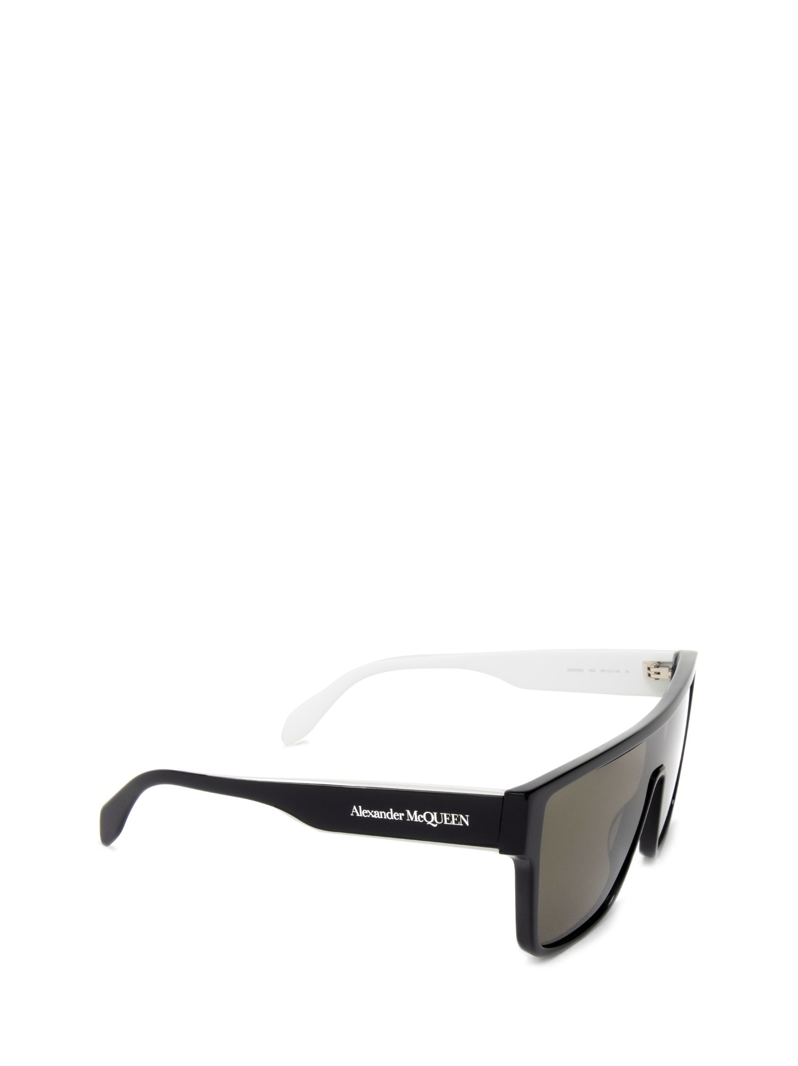 Shop Alexander Mcqueen Am0354s Black Sunglasses