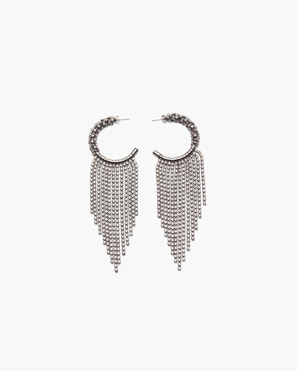 Magda Butrym Hoop Earring With Crsytals