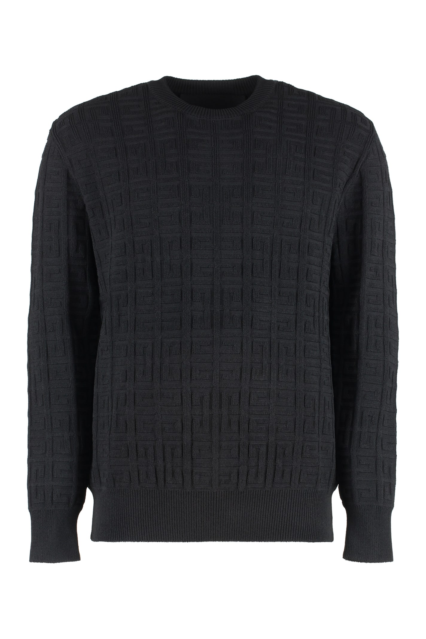 Givenchy Jersey-knit Crew-neck Sweatshirt In Black
