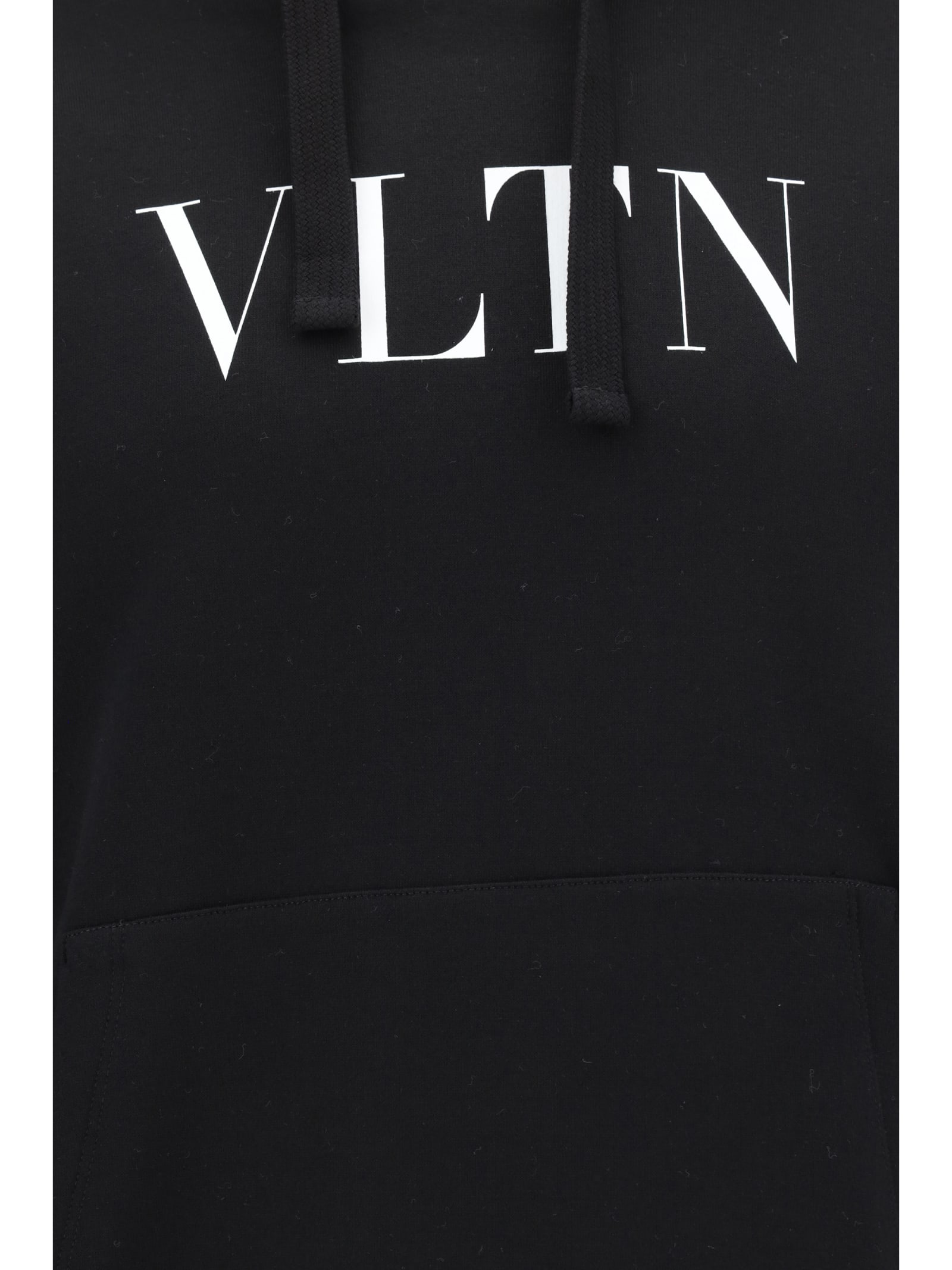 Shop Valentino Hoodie In Nero