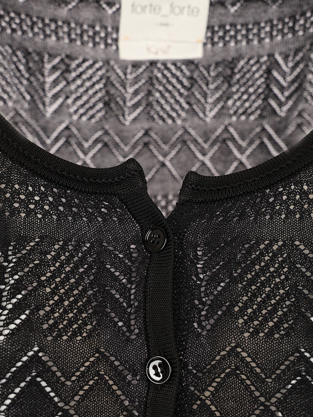FORTE FORTE AJOUR CARDIGAN
