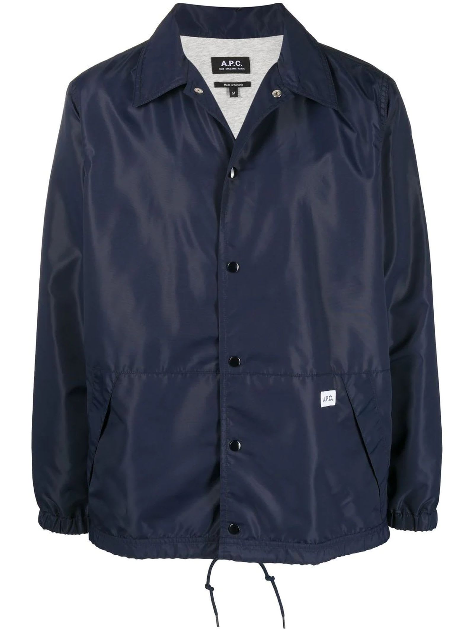 A.P.C. Blue Lightweight Single-breasted Jacket
