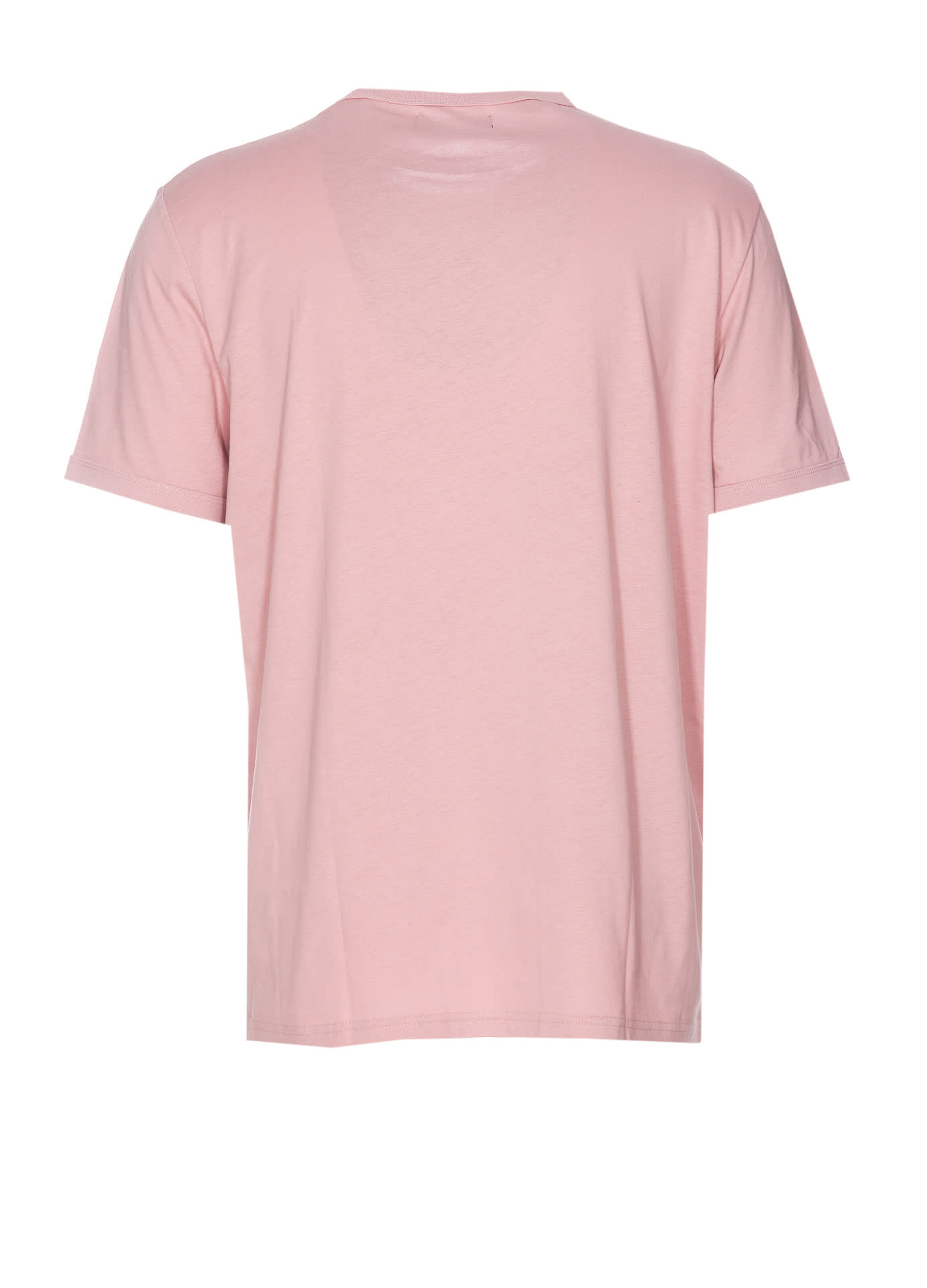 Shop Fred Perry Ringer T-shirt In Chalky Pink