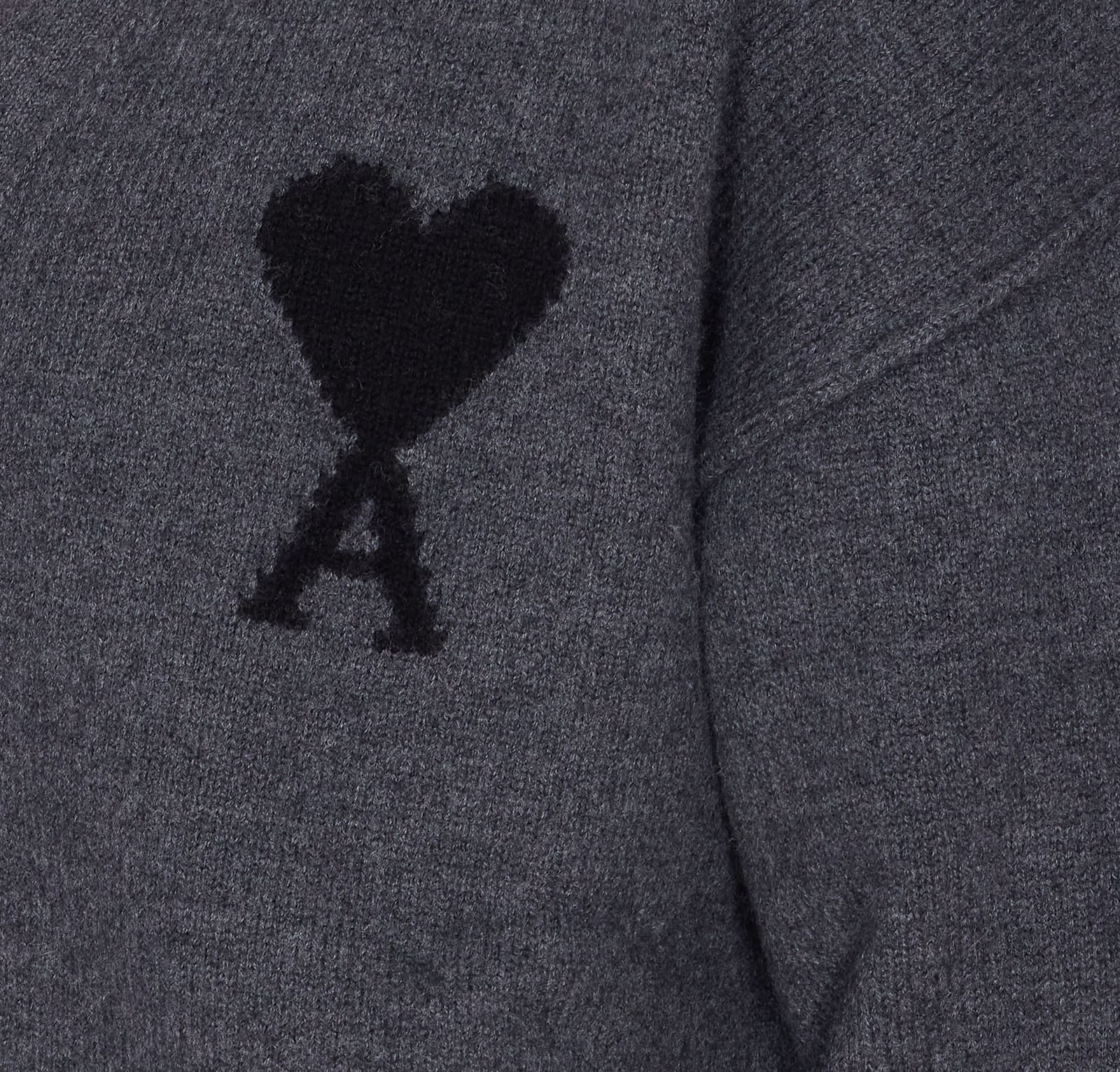 Ami Alexandre Mattiussi Ami De Coeur Sweater In Blue