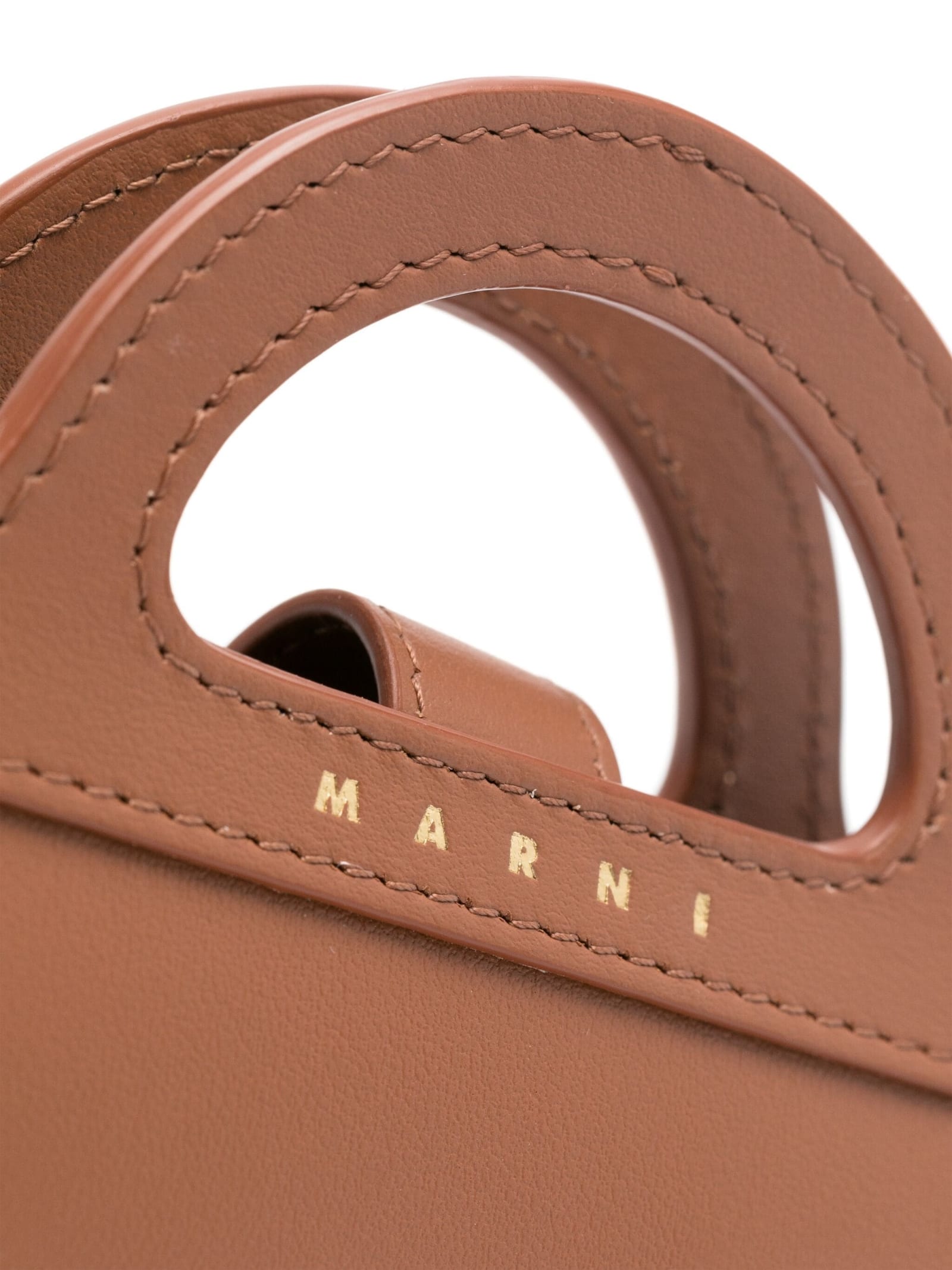 Shop Marni Brown Tropicalia Long Wallet In Leather
