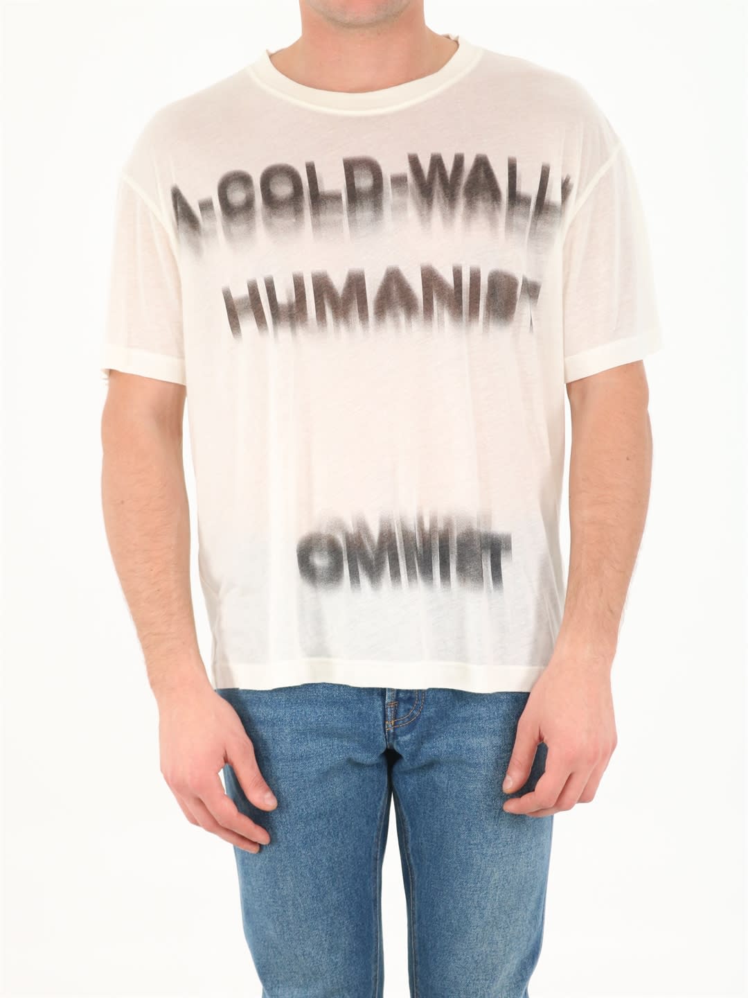 A-COLD-WALL White T-shirt With Print