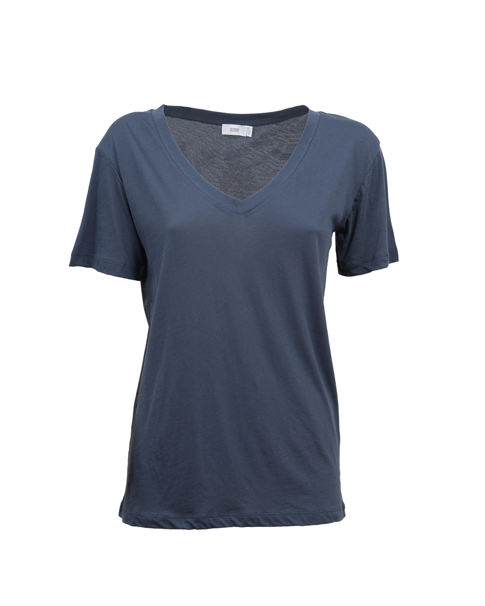 Closed cotton jersey t-shirt